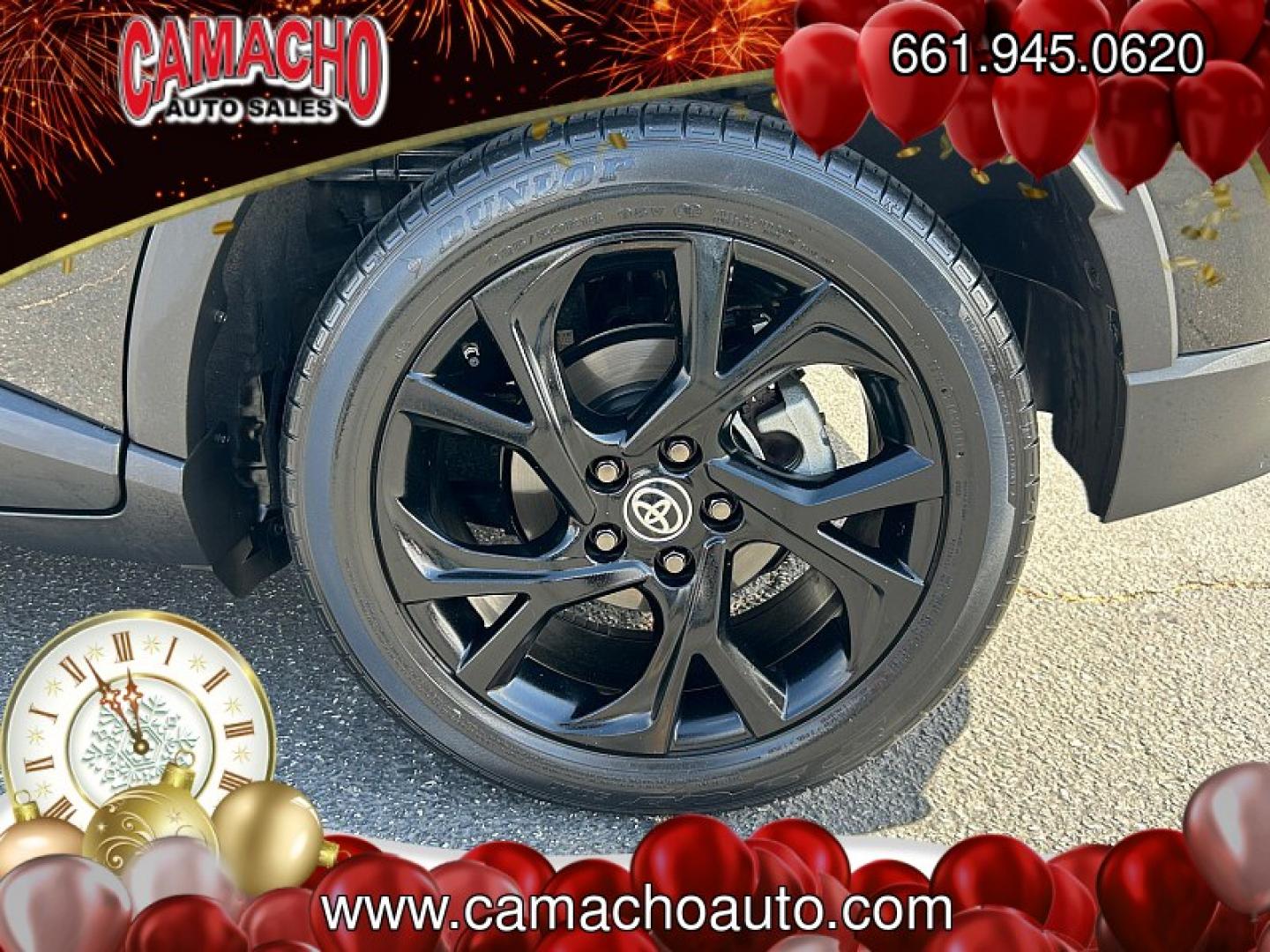 2021 BLACK Toyota C-HR (JTNKHMBX0M1) with an 4-Cyl 2.0 Liter engine, Automatic CVTi-S transmission, located at 412 Auto Vista Drive, Palmdale, CA, 93551, (661) 945-0620, 34.592636, -118.136681 - Photo#9