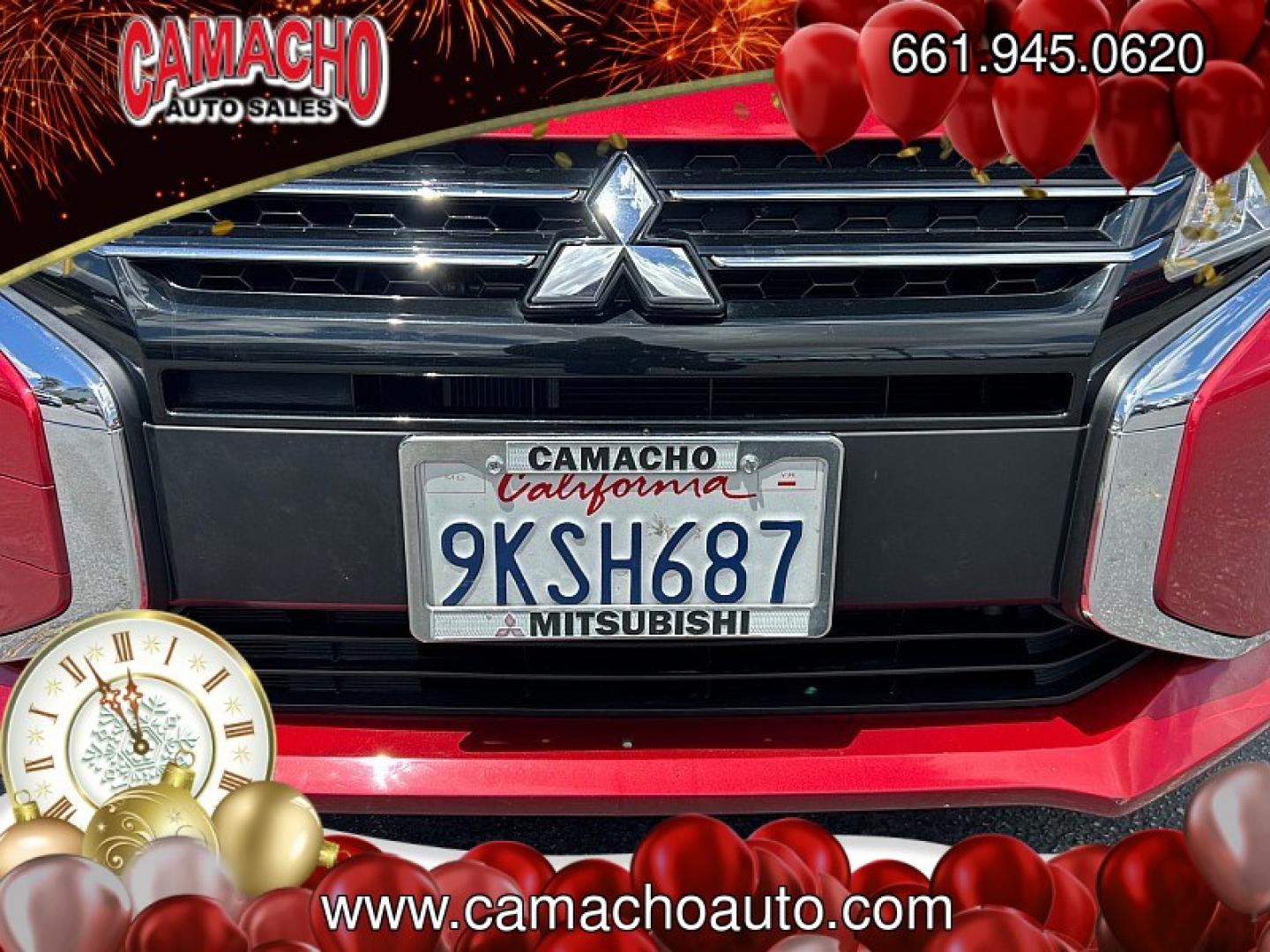 2024 BURGUNDY Mitsubishi Mirage G4 (ML32FUFJ7RH) with an 3-Cyl 1.2 Liter engine, Automatic CVT transmission, located at 412 Auto Vista Drive, Palmdale, CA, 93551, (661) 945-0620, 34.592636, -118.136681- Photo#15