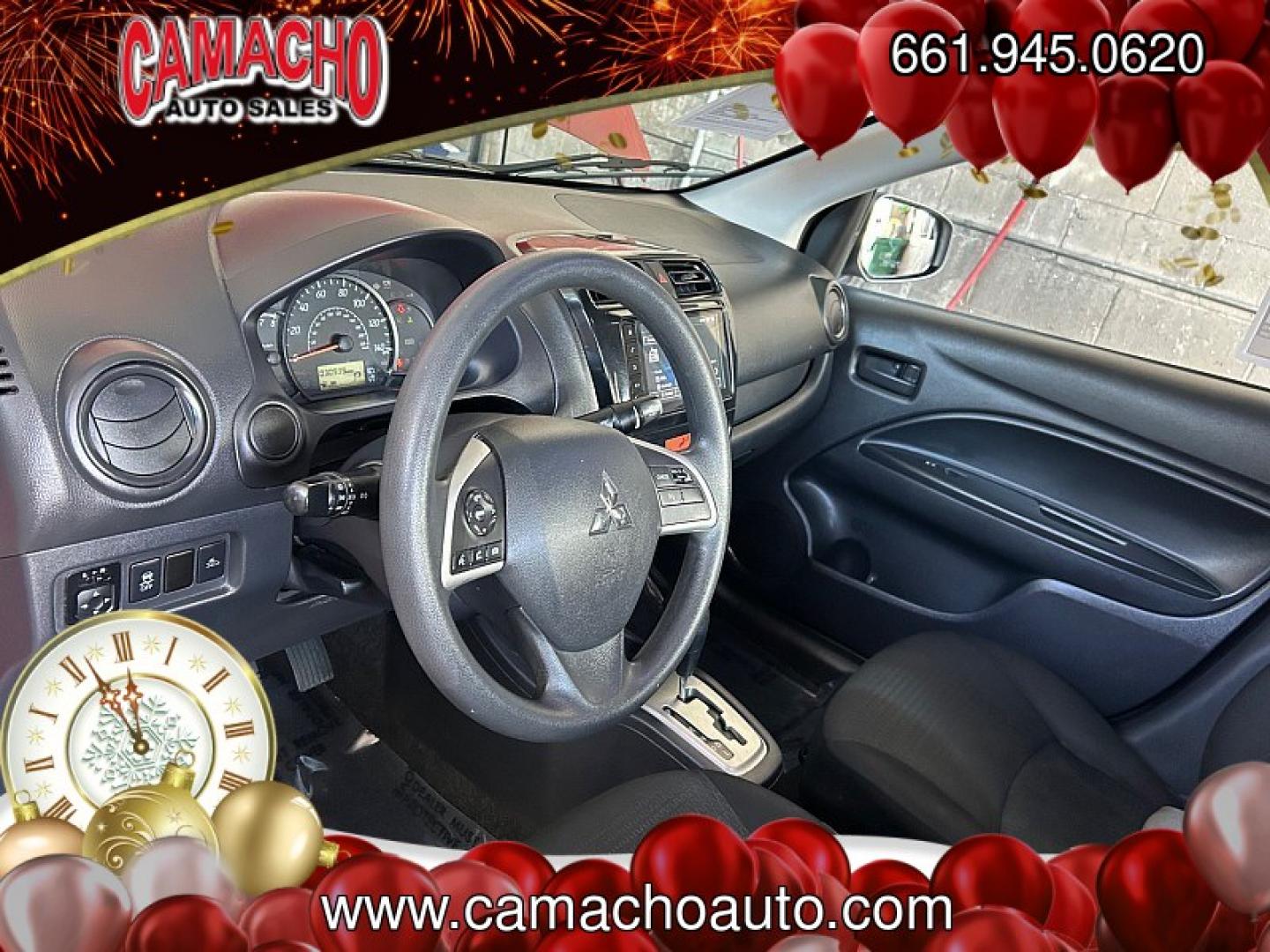 2024 BURGUNDY Mitsubishi Mirage G4 (ML32FUFJ7RH) with an 3-Cyl 1.2 Liter engine, Automatic CVT transmission, located at 412 Auto Vista Drive, Palmdale, CA, 93551, (661) 945-0620, 34.592636, -118.136681- Photo#19