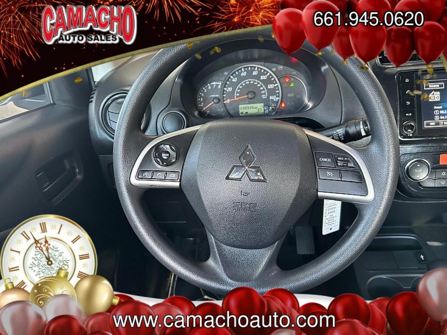 2024 BURGUNDY Mitsubishi Mirage G4 (ML32FUFJ7RH) with an 3-Cyl 1.2 Liter engine, Automatic CVT transmission, located at 412 Auto Vista Drive, Palmdale, CA, 93551, (661) 945-0620, 34.592636, -118.136681- Photo#26