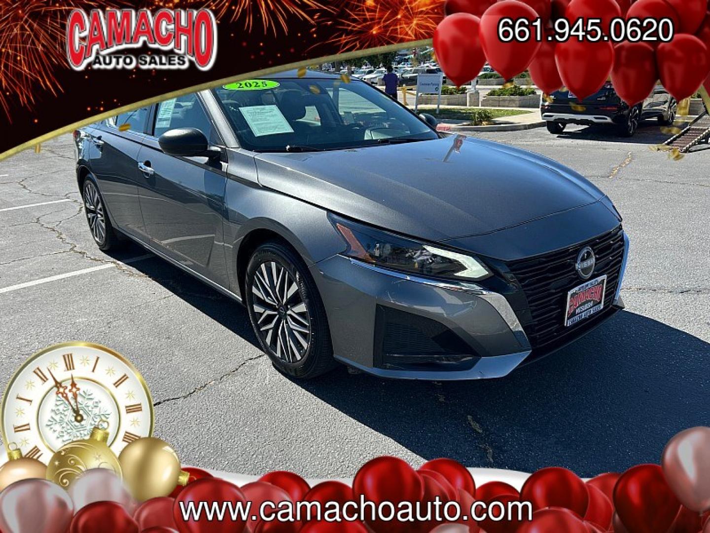 2025 GRAY Nissan Altima (1N4BL4DV5SN) with an 4-Cyl 2.5 Liter engine, Automatic CVT transmission, located at 412 Auto Vista Drive, Palmdale, CA, 93551, (661) 945-0620, 34.592636, -118.136681- Photo#0