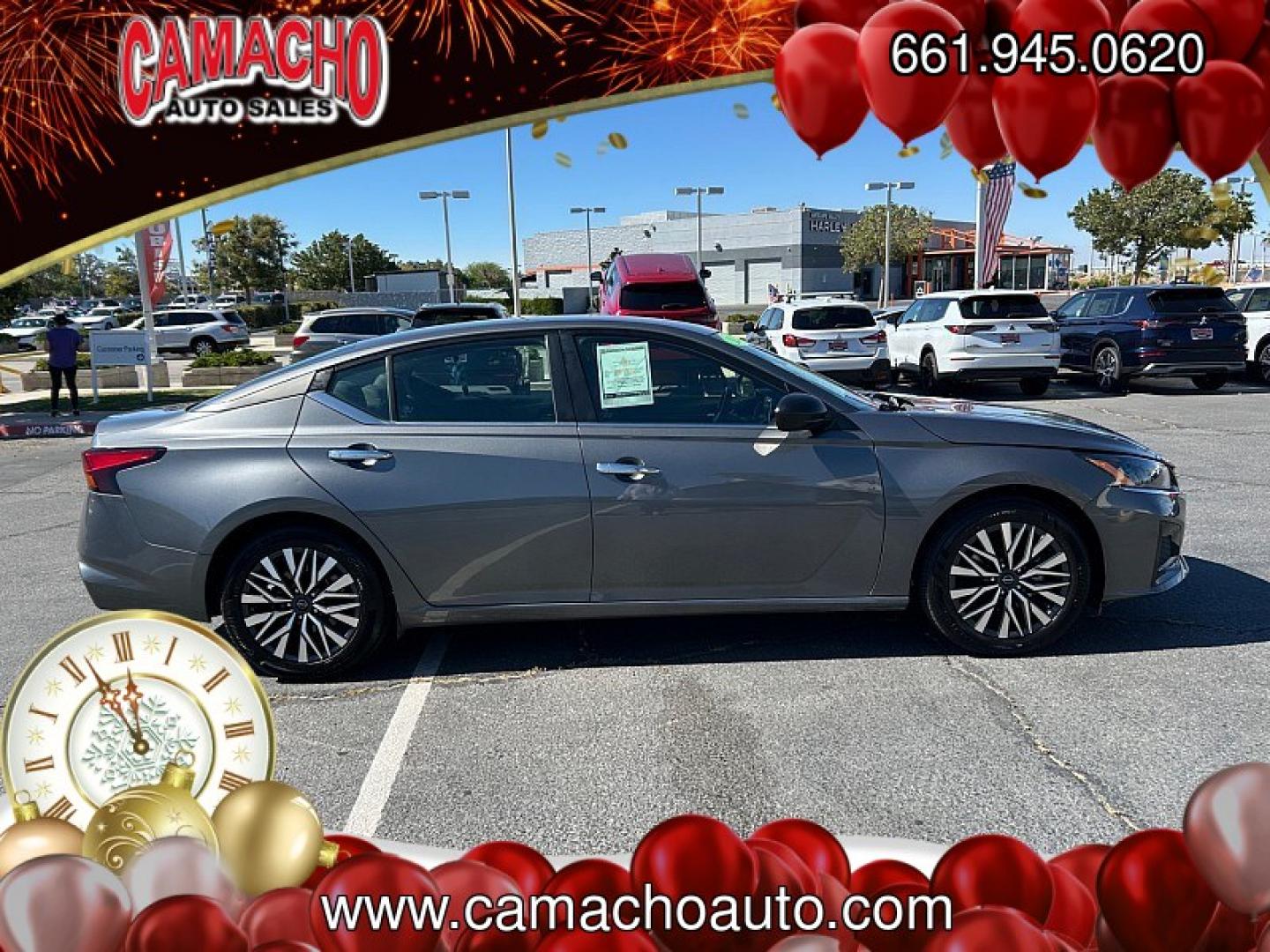 2025 GRAY Nissan Altima (1N4BL4DV5SN) with an 4-Cyl 2.5 Liter engine, Automatic CVT transmission, located at 412 Auto Vista Drive, Palmdale, CA, 93551, (661) 945-0620, 34.592636, -118.136681- Photo#7
