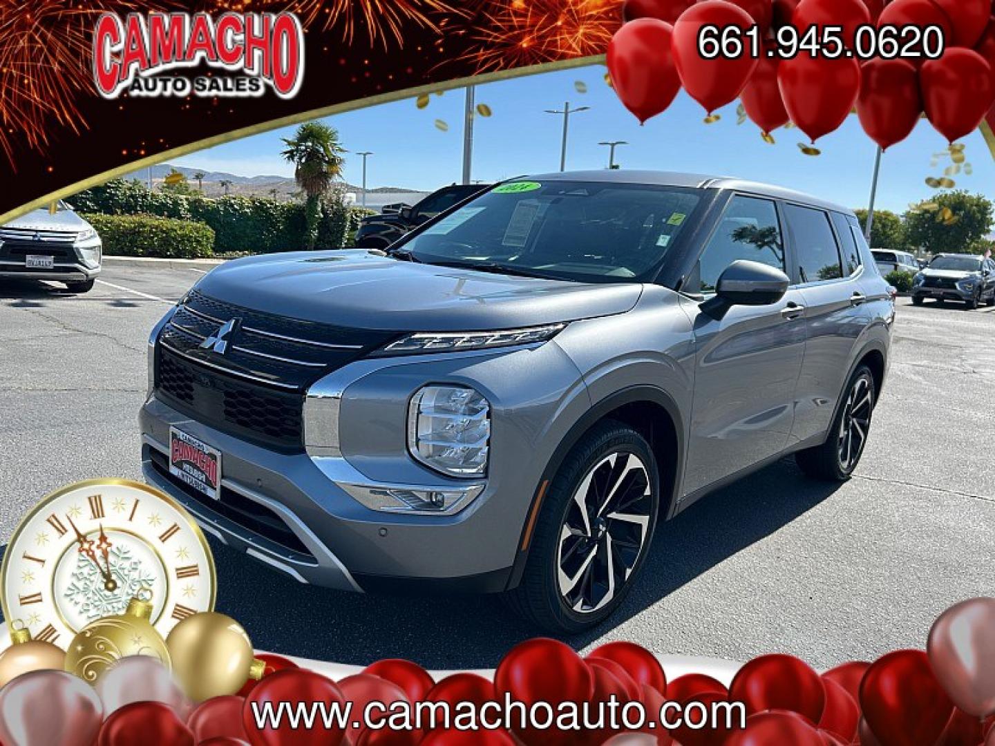 2024 GRAY Mitsubishi Outlander (JA4J3VA85RZ) with an 4-Cyl 2.5 Liter engine, Automatic CVT transmission, located at 412 Auto Vista Drive, Palmdale, CA, 93551, (661) 945-0620, 34.592636, -118.136681 - Photo#2