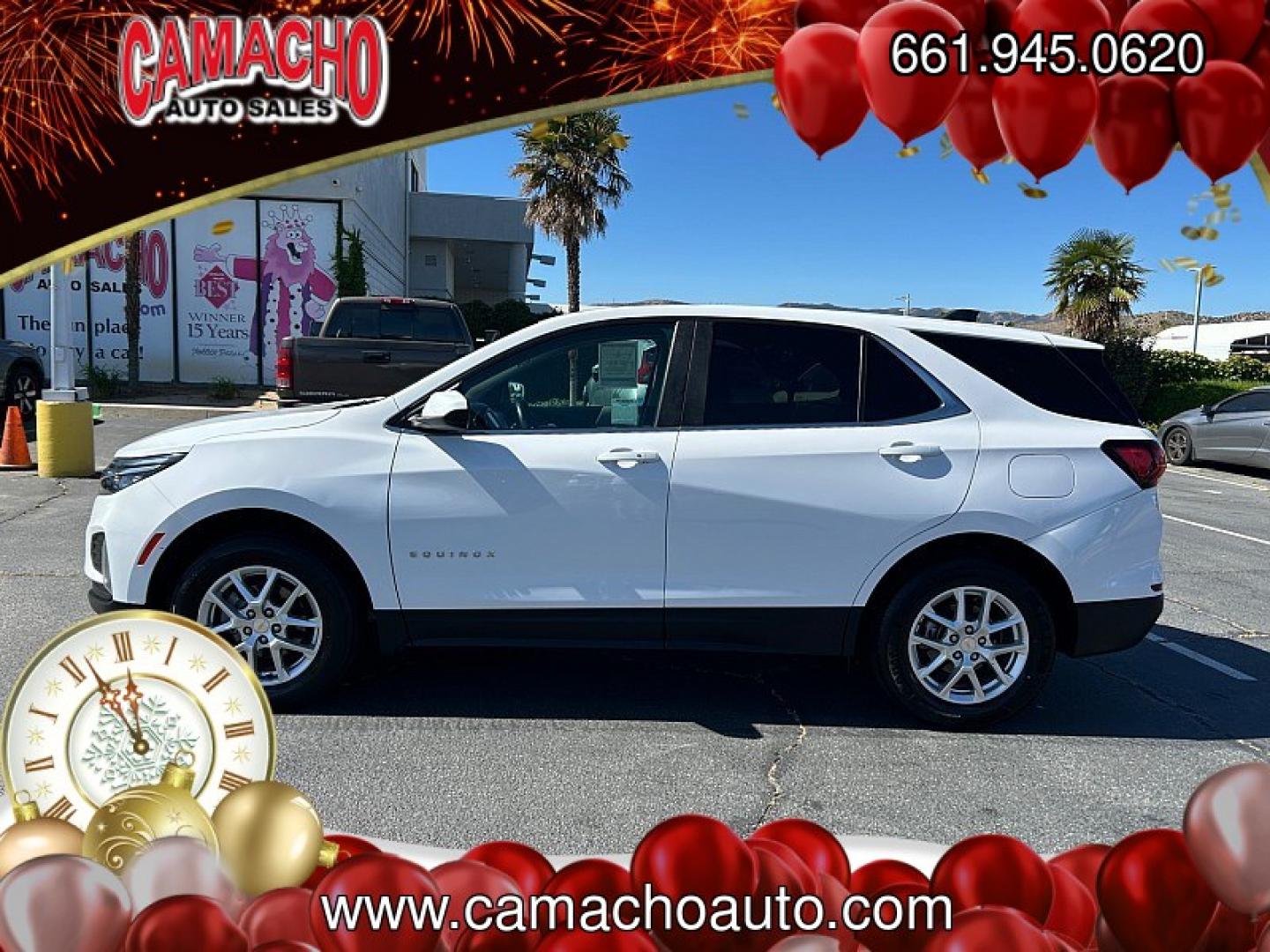 2024 WHITE Chevrolet Equinox (3GNAXUEG8RL) with an 4-Cyl Turbo 1.5 Liter engine, Automatic 6-Spd w/Overdrive transmission, located at 412 Auto Vista Drive, Palmdale, CA, 93551, (661) 945-0620, 34.592636, -118.136681- Photo#3