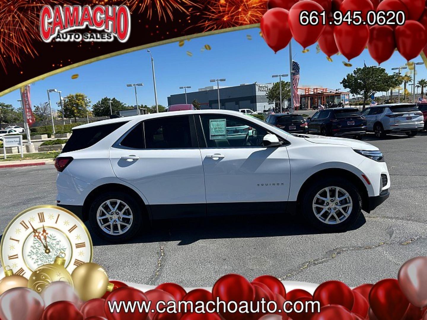 2024 WHITE Chevrolet Equinox (3GNAXUEG8RL) with an 4-Cyl Turbo 1.5 Liter engine, Automatic 6-Spd w/Overdrive transmission, located at 412 Auto Vista Drive, Palmdale, CA, 93551, (661) 945-0620, 34.592636, -118.136681- Photo#5