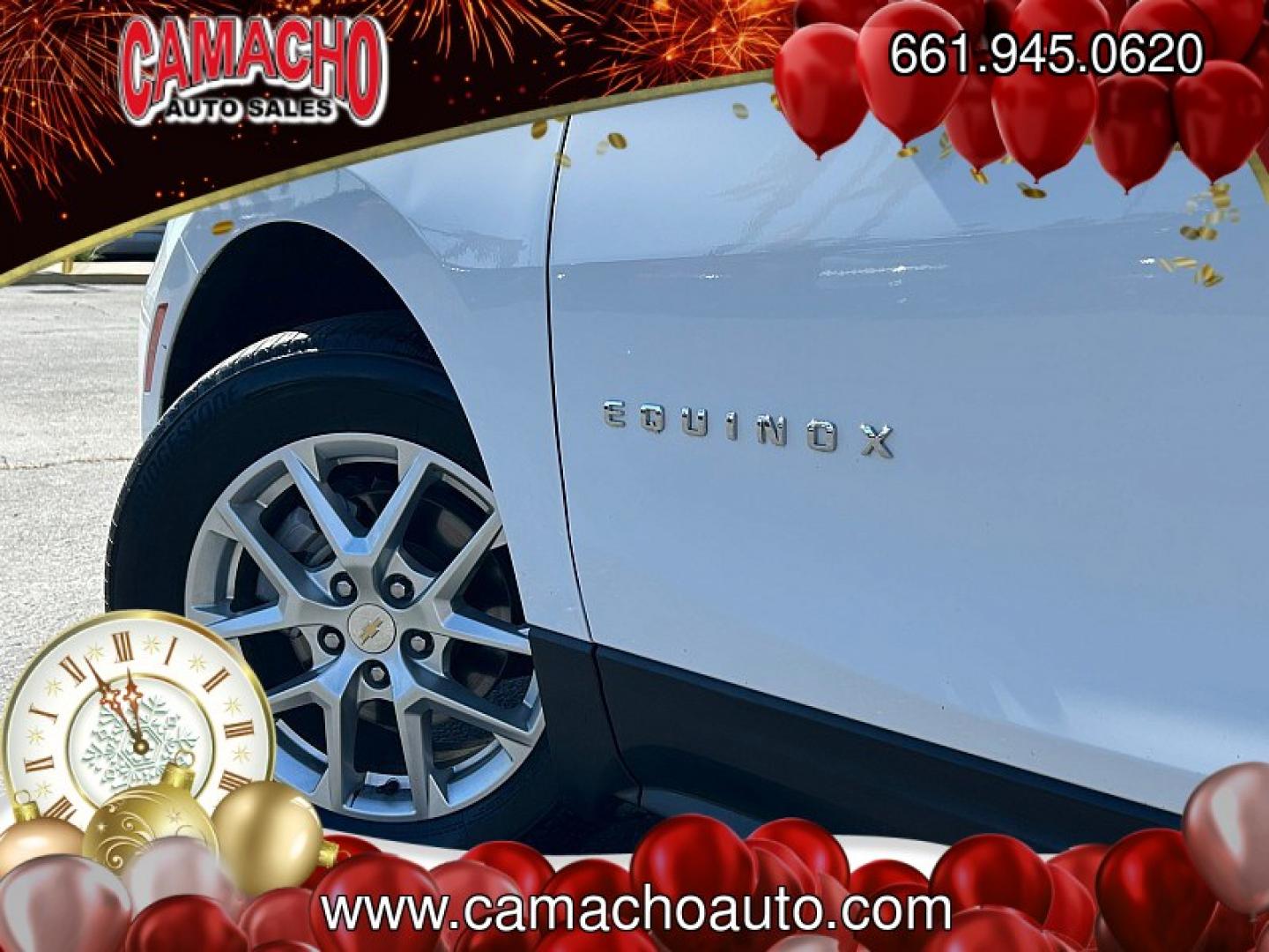 2024 WHITE Chevrolet Equinox (3GNAXUEG8RL) with an 4-Cyl Turbo 1.5 Liter engine, Automatic 6-Spd w/Overdrive transmission, located at 412 Auto Vista Drive, Palmdale, CA, 93551, (661) 945-0620, 34.592636, -118.136681- Photo#14