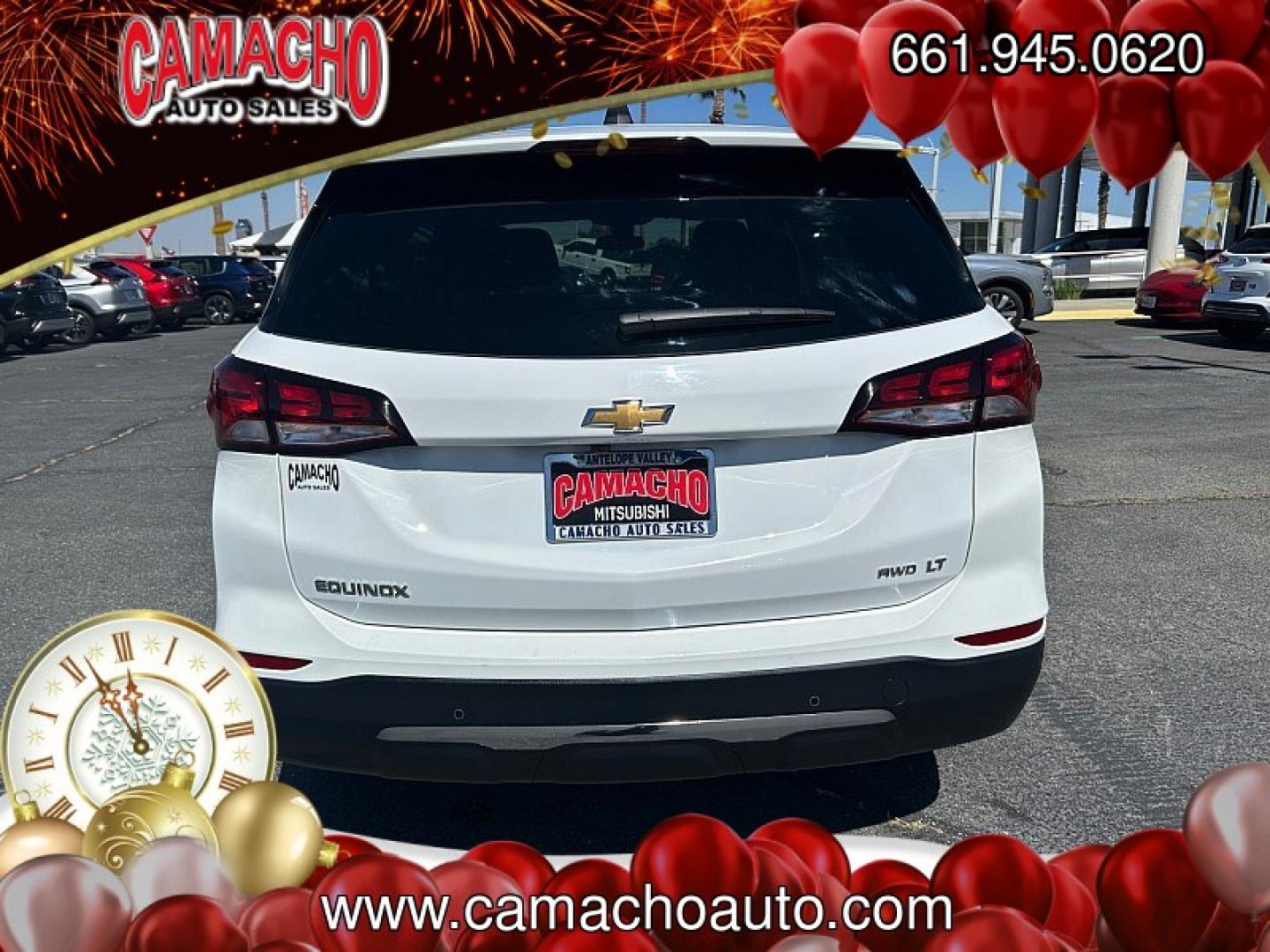 2024 WHITE Chevrolet Equinox (3GNAXUEG4RL) with an 4-Cyl Turbo 1.5 Liter engine, Automatic 6-Spd w/Overdrive transmission, located at 412 Auto Vista Drive, Palmdale, CA, 93551, (661) 945-0620, 34.592636, -118.136681- Photo#3