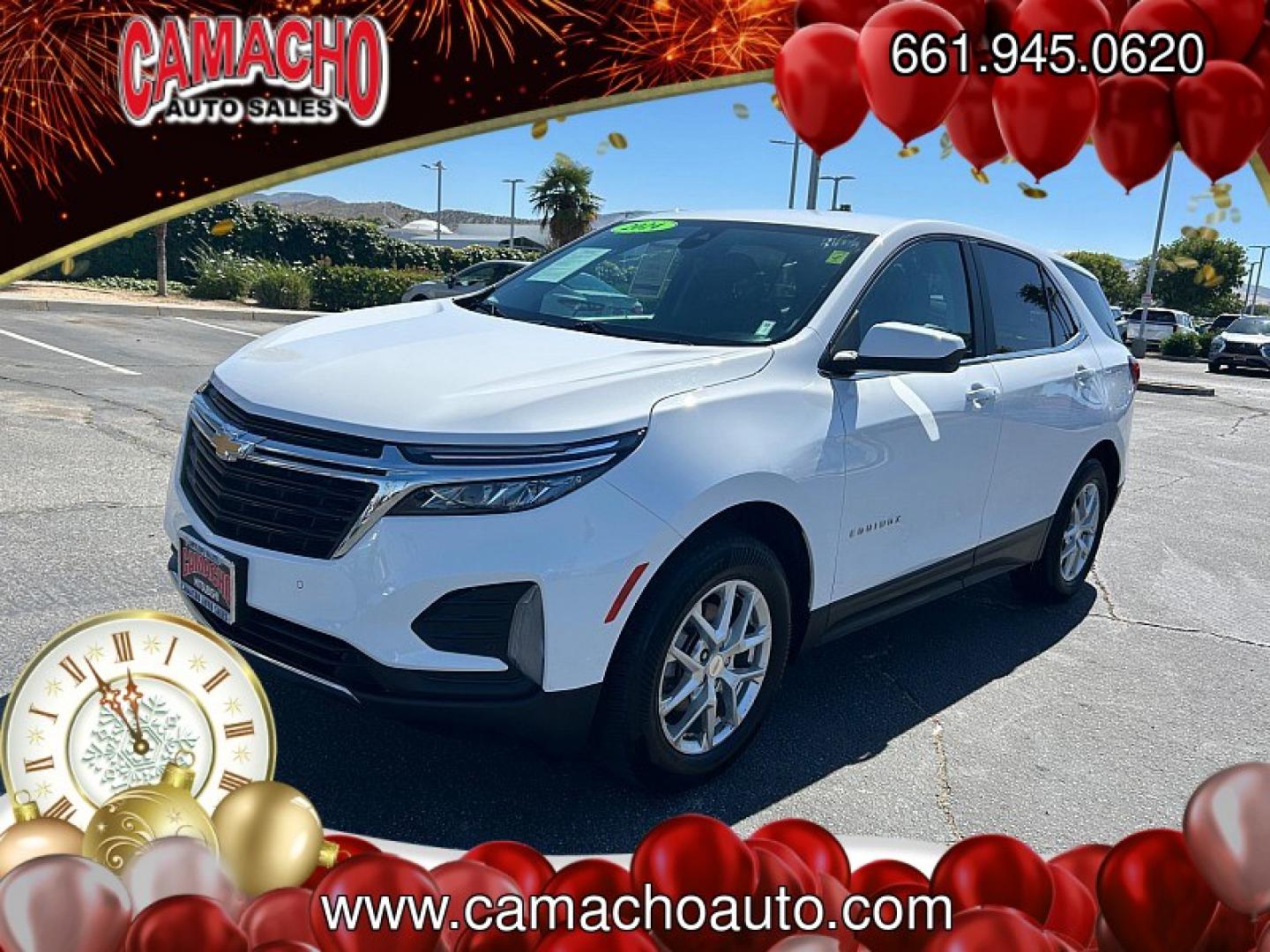 2024 WHITE Chevrolet Equinox (3GNAXUEG4RL) with an 4-Cyl Turbo 1.5 Liter engine, Automatic 6-Spd w/Overdrive transmission, located at 412 Auto Vista Drive, Palmdale, CA, 93551, (661) 945-0620, 34.592636, -118.136681- Photo#6