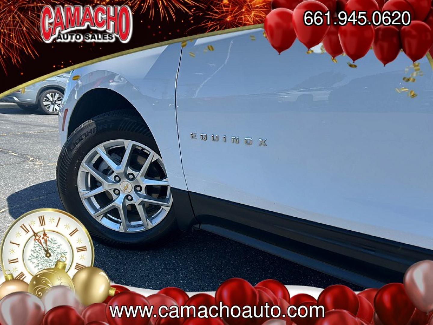 2024 WHITE Chevrolet Equinox (3GNAXUEG4RL) with an 4-Cyl Turbo 1.5 Liter engine, Automatic 6-Spd w/Overdrive transmission, located at 412 Auto Vista Drive, Palmdale, CA, 93551, (661) 945-0620, 34.592636, -118.136681- Photo#10