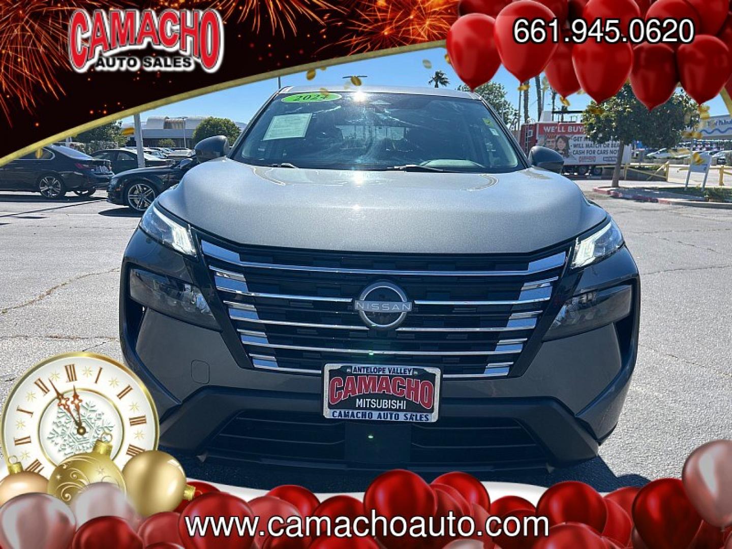 2024 GRAY Nissan Rogue (5N1BT3BA3RC) with an 3-Cyl Turbo 1.5 Liter engine, Automatic CVT transmission, located at 412 Auto Vista Drive, Palmdale, CA, 93551, (661) 945-0620, 34.592636, -118.136681- Photo#1