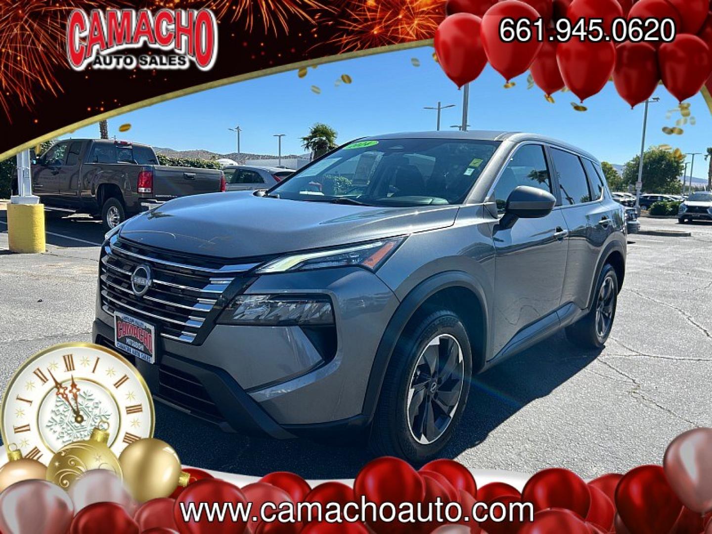 2024 GRAY Nissan Rogue (5N1BT3BA3RC) with an 3-Cyl Turbo 1.5 Liter engine, Automatic CVT transmission, located at 412 Auto Vista Drive, Palmdale, CA, 93551, (661) 945-0620, 34.592636, -118.136681- Photo#2
