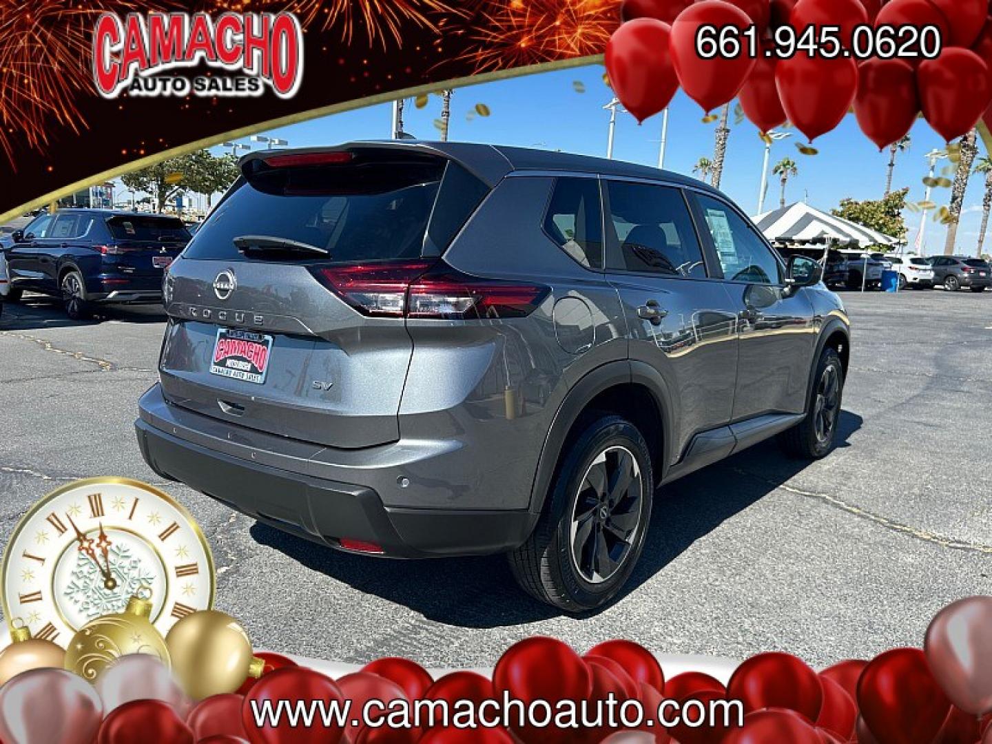 2024 GRAY Nissan Rogue (5N1BT3BA3RC) with an 3-Cyl Turbo 1.5 Liter engine, Automatic CVT transmission, located at 412 Auto Vista Drive, Palmdale, CA, 93551, (661) 945-0620, 34.592636, -118.136681- Photo#4