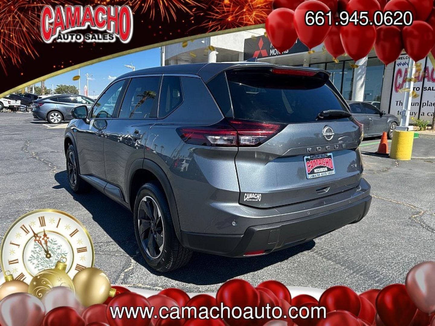 2024 GRAY Nissan Rogue (5N1BT3BA3RC) with an 3-Cyl Turbo 1.5 Liter engine, Automatic CVT transmission, located at 412 Auto Vista Drive, Palmdale, CA, 93551, (661) 945-0620, 34.592636, -118.136681- Photo#6