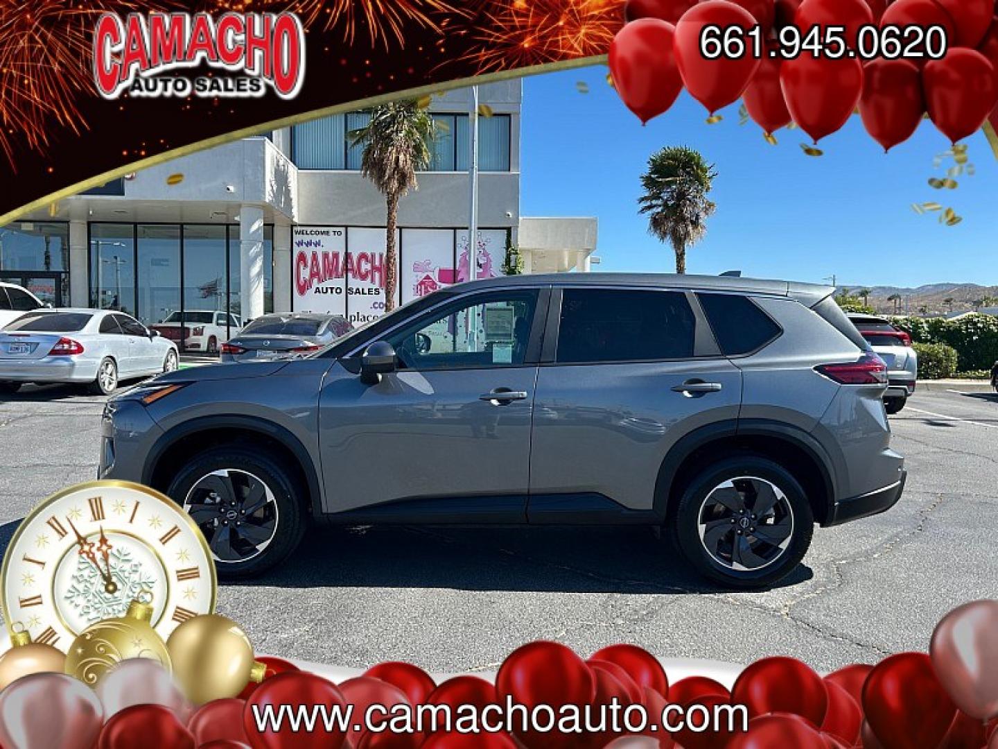 2024 GRAY Nissan Rogue (5N1BT3BA3RC) with an 3-Cyl Turbo 1.5 Liter engine, Automatic CVT transmission, located at 412 Auto Vista Drive, Palmdale, CA, 93551, (661) 945-0620, 34.592636, -118.136681- Photo#7