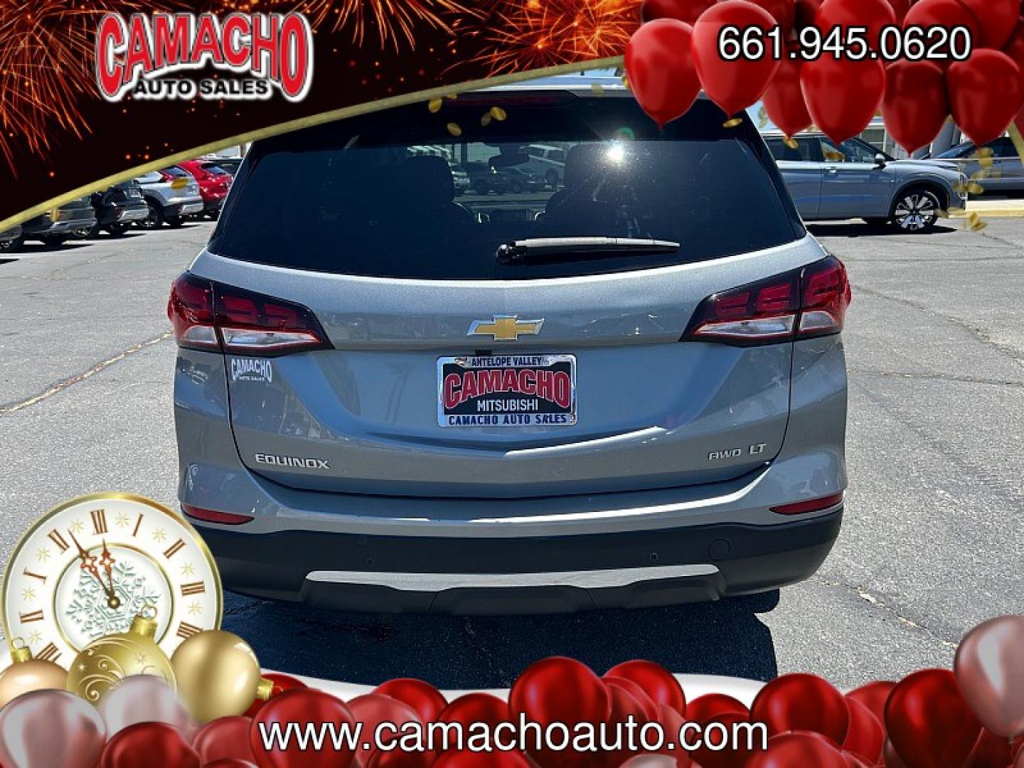 2024 GRAY Chevrolet Equinox (3GNAXUEG0RL) with an 4-Cyl Turbo 1.5 Liter engine, Automatic 6-Spd w/Overdrive transmission, located at 412 Auto Vista Drive, Palmdale, CA, 93551, (661) 945-0620, 34.592636, -118.136681- Photo#2