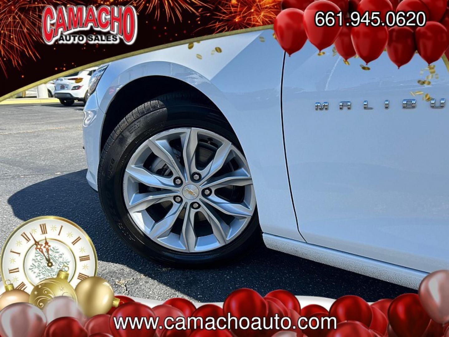 2025 WHITE Chevrolet Malibu (1G1ZD5STXSF) with an 4-Cyl Turbo 1.5 Liter engine, Automatic CVT transmission, located at 412 Auto Vista Drive, Palmdale, CA, 93551, (661) 945-0620, 34.592636, -118.136681- Photo#10