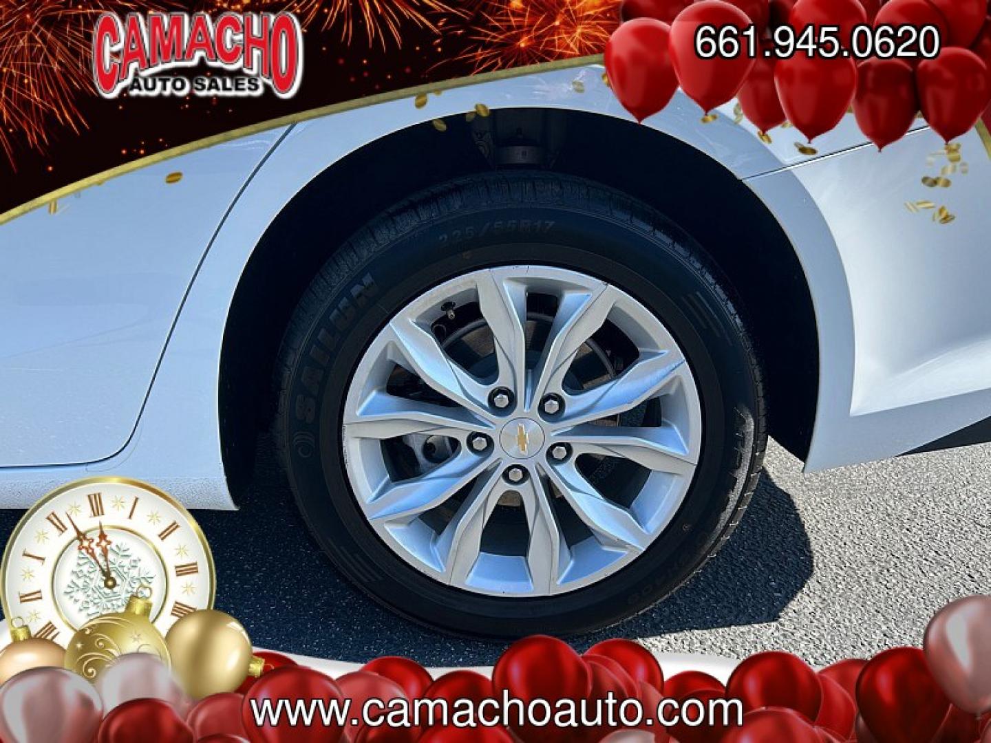 2025 WHITE Chevrolet Malibu (1G1ZD5STXSF) with an 4-Cyl Turbo 1.5 Liter engine, Automatic CVT transmission, located at 412 Auto Vista Drive, Palmdale, CA, 93551, (661) 945-0620, 34.592636, -118.136681- Photo#13
