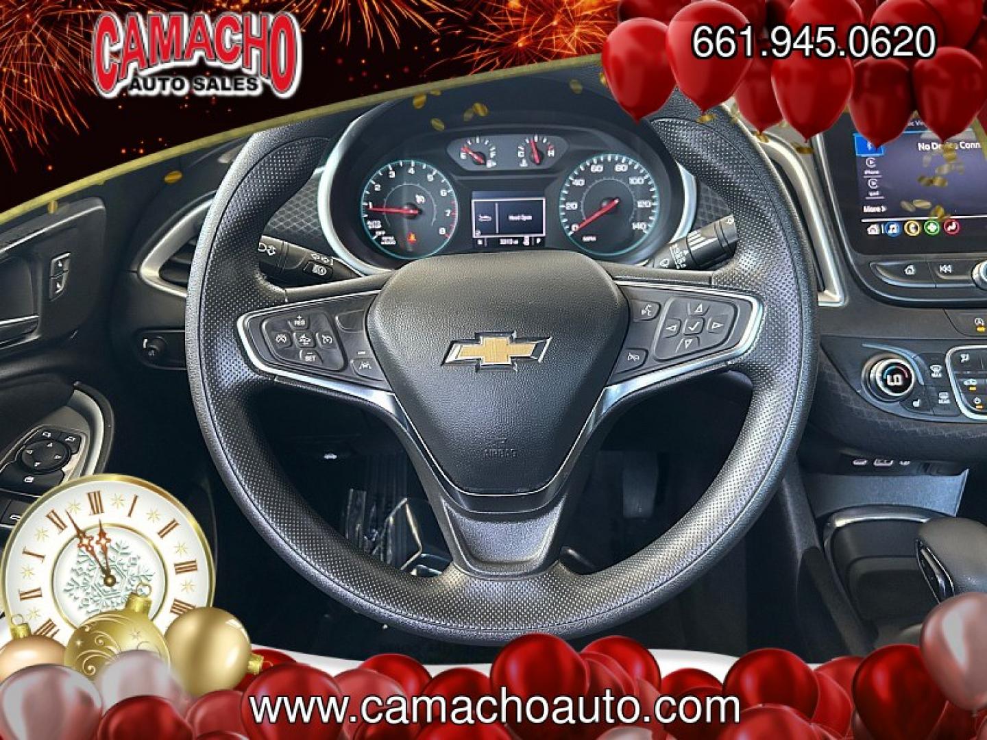 2025 WHITE Chevrolet Malibu (1G1ZD5STXSF) with an 4-Cyl Turbo 1.5 Liter engine, Automatic CVT transmission, located at 412 Auto Vista Drive, Palmdale, CA, 93551, (661) 945-0620, 34.592636, -118.136681- Photo#19