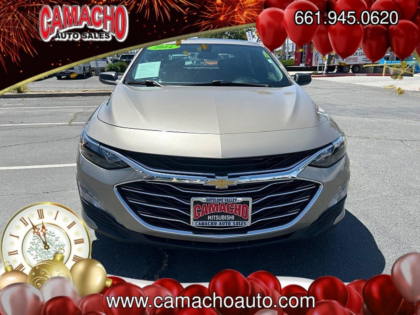 2022 GRAY Chevrolet Malibu (1G1ZD5ST6NF) with an 4-Cyl Turbo 1.5 Liter engine, Automatic CVT transmission, located at 412 Auto Vista Drive, Palmdale, CA, 93551, (661) 945-0620, 34.592636, -118.136681 - Photo#1