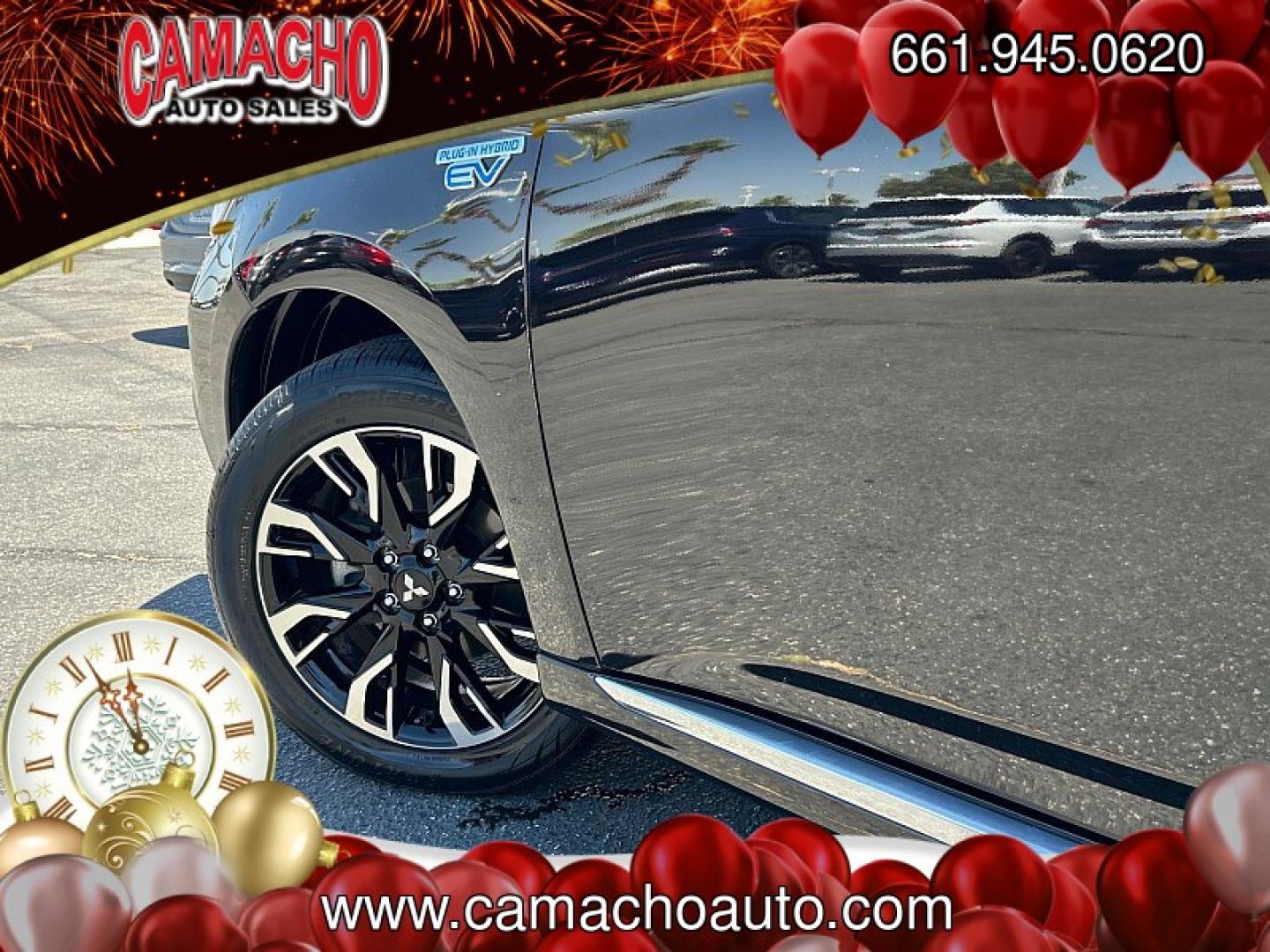 2018 RUBY BLACK Mitsubishi Outlander Plug-In Hybrid (JA4J24A58JZ) with an 4-Cyl Hybrid 2.0 Liter engine, Single-Speed Fixed Gear transmission, located at 412 Auto Vista Drive, Palmdale, CA, 93551, (661) 945-0620, 34.592636, -118.136681- Photo#7