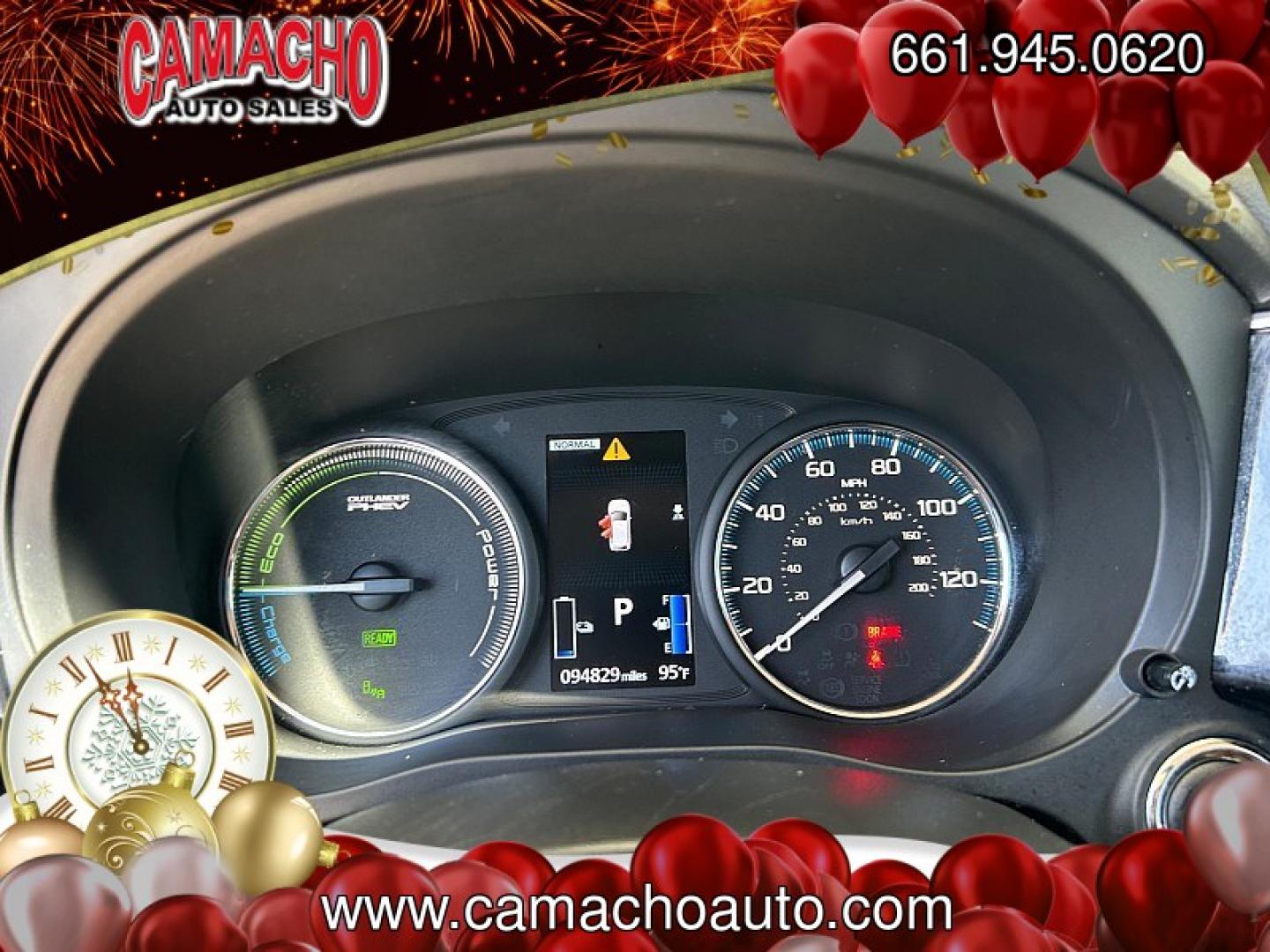 2018 RUBY BLACK Mitsubishi Outlander Plug-In Hybrid (JA4J24A58JZ) with an 4-Cyl Hybrid 2.0 Liter engine, Single-Speed Fixed Gear transmission, located at 412 Auto Vista Drive, Palmdale, CA, 93551, (661) 945-0620, 34.592636, -118.136681- Photo#16