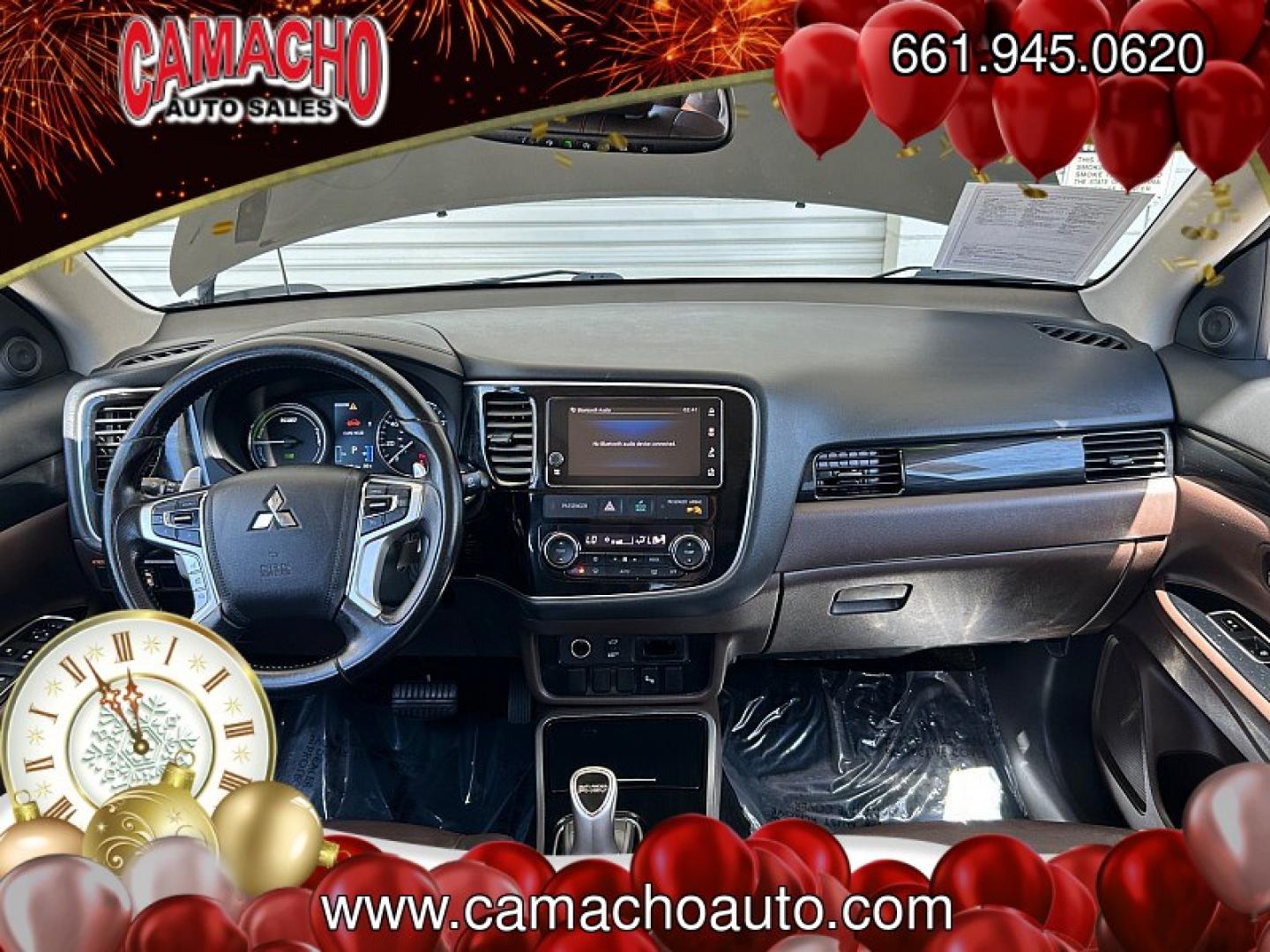 2018 RUBY BLACK Mitsubishi Outlander Plug-In Hybrid (JA4J24A58JZ) with an 4-Cyl Hybrid 2.0 Liter engine, Single-Speed Fixed Gear transmission, located at 412 Auto Vista Drive, Palmdale, CA, 93551, (661) 945-0620, 34.592636, -118.136681- Photo#23