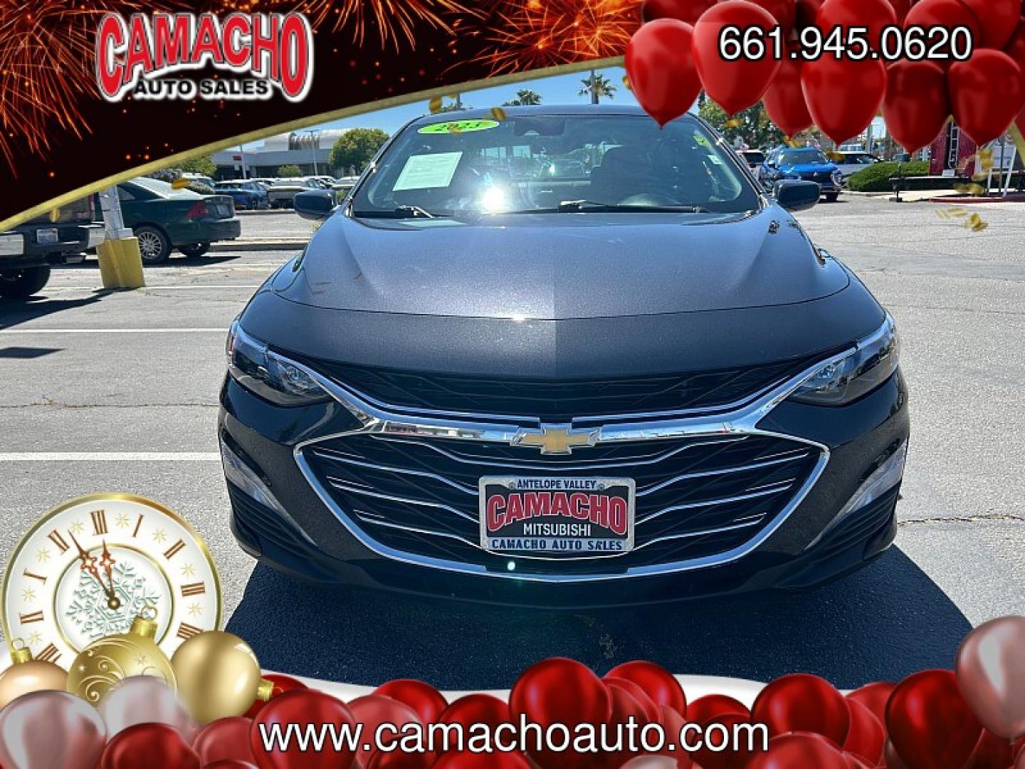 2023 BLACK Chevrolet Malibu (1G1ZD5ST5PF) with an 4-Cyl Turbo 1.5 Liter engine, Automatic CVT transmission, located at 412 Auto Vista Drive, Palmdale, CA, 93551, (661) 945-0620, 34.592636, -118.136681- Photo#1