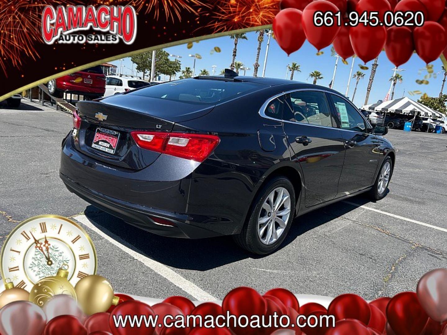 2023 BLACK Chevrolet Malibu (1G1ZD5ST5PF) with an 4-Cyl Turbo 1.5 Liter engine, Automatic CVT transmission, located at 412 Auto Vista Drive, Palmdale, CA, 93551, (661) 945-0620, 34.592636, -118.136681- Photo#5