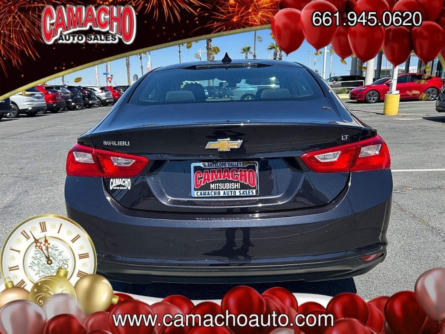 2023 BLACK Chevrolet Malibu (1G1ZD5ST5PF) with an 4-Cyl Turbo 1.5 Liter engine, Automatic CVT transmission, located at 412 Auto Vista Drive, Palmdale, CA, 93551, (661) 945-0620, 34.592636, -118.136681- Photo#6