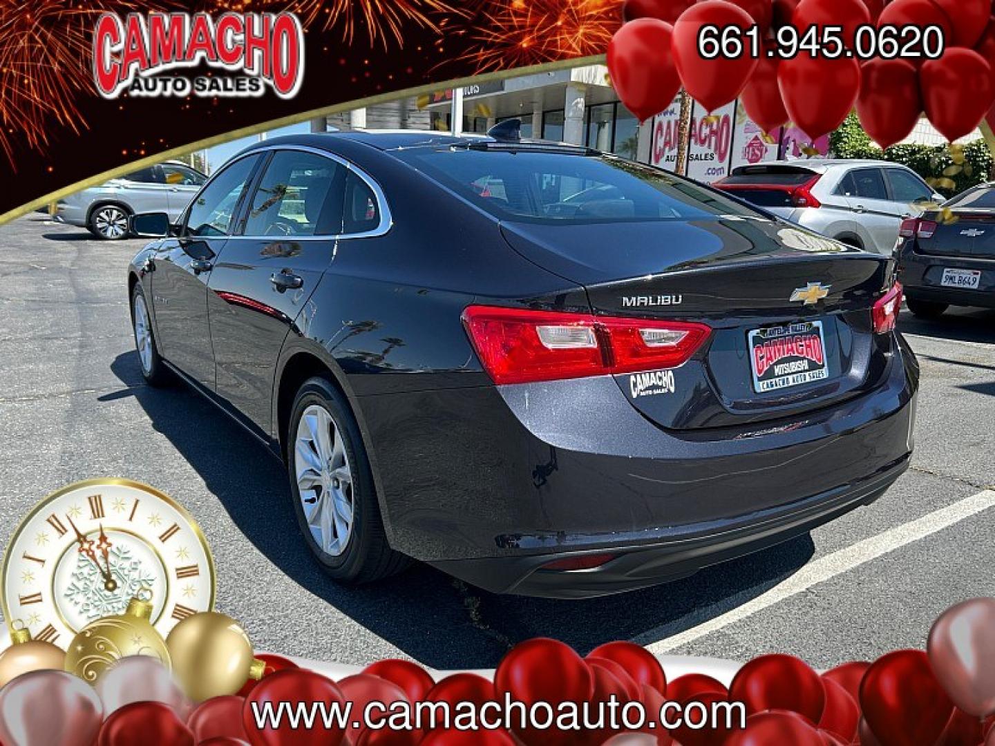 2023 BLACK Chevrolet Malibu (1G1ZD5ST5PF) with an 4-Cyl Turbo 1.5 Liter engine, Automatic CVT transmission, located at 412 Auto Vista Drive, Palmdale, CA, 93551, (661) 945-0620, 34.592636, -118.136681- Photo#7