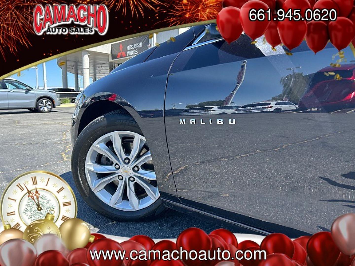 2023 BLACK Chevrolet Malibu (1G1ZD5ST5PF) with an 4-Cyl Turbo 1.5 Liter engine, Automatic CVT transmission, located at 412 Auto Vista Drive, Palmdale, CA, 93551, (661) 945-0620, 34.592636, -118.136681- Photo#14