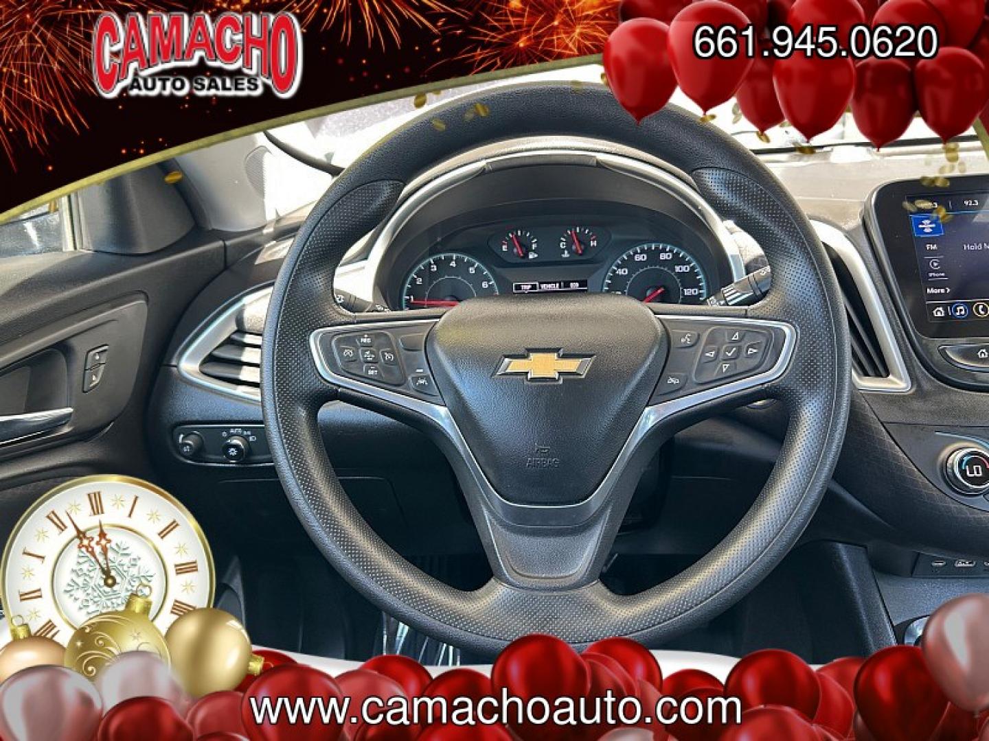 2023 BLACK Chevrolet Malibu (1G1ZD5ST5PF) with an 4-Cyl Turbo 1.5 Liter engine, Automatic CVT transmission, located at 412 Auto Vista Drive, Palmdale, CA, 93551, (661) 945-0620, 34.592636, -118.136681- Photo#24
