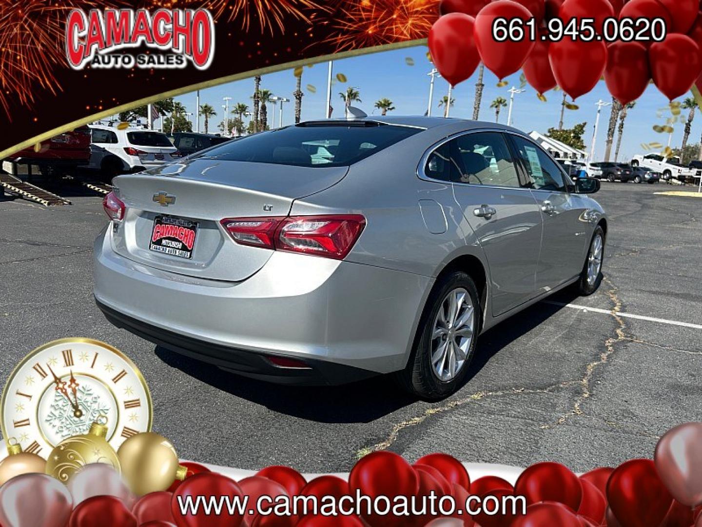2022 SILVER Chevrolet Malibu (1G1ZD5ST8NF) with an 4-Cyl Turbo 1.5 Liter engine, Automatic CVT transmission, located at 412 Auto Vista Drive, Palmdale, CA, 93551, (661) 945-0620, 34.592636, -118.136681- Photo#2