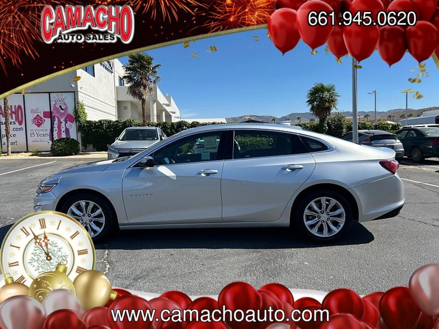 2022 SILVER Chevrolet Malibu (1G1ZD5ST8NF) with an 4-Cyl Turbo 1.5 Liter engine, Automatic CVT transmission, located at 412 Auto Vista Drive, Palmdale, CA, 93551, (661) 945-0620, 34.592636, -118.136681- Photo#5