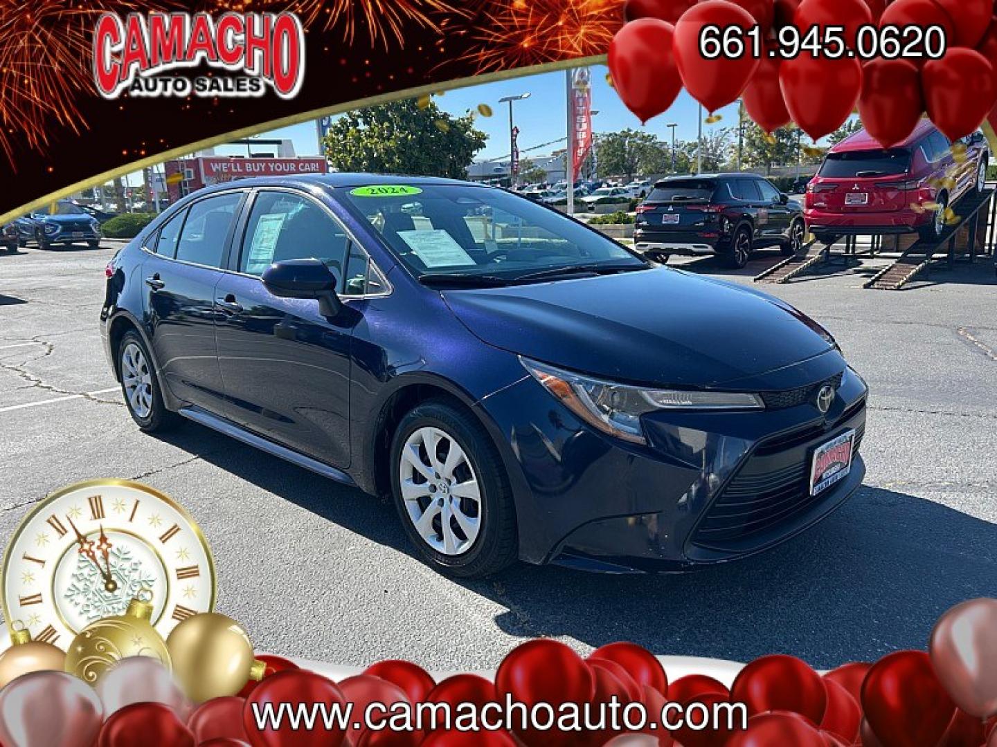 2024 BLUE Toyota Corolla (5YFB4MDE9RP) with an 4-Cyl Hybrid 1.8 Liter engine, Automatic transmission, located at 412 Auto Vista Drive, Palmdale, CA, 93551, (661) 945-0620, 34.592636, -118.136681 - Photo#0