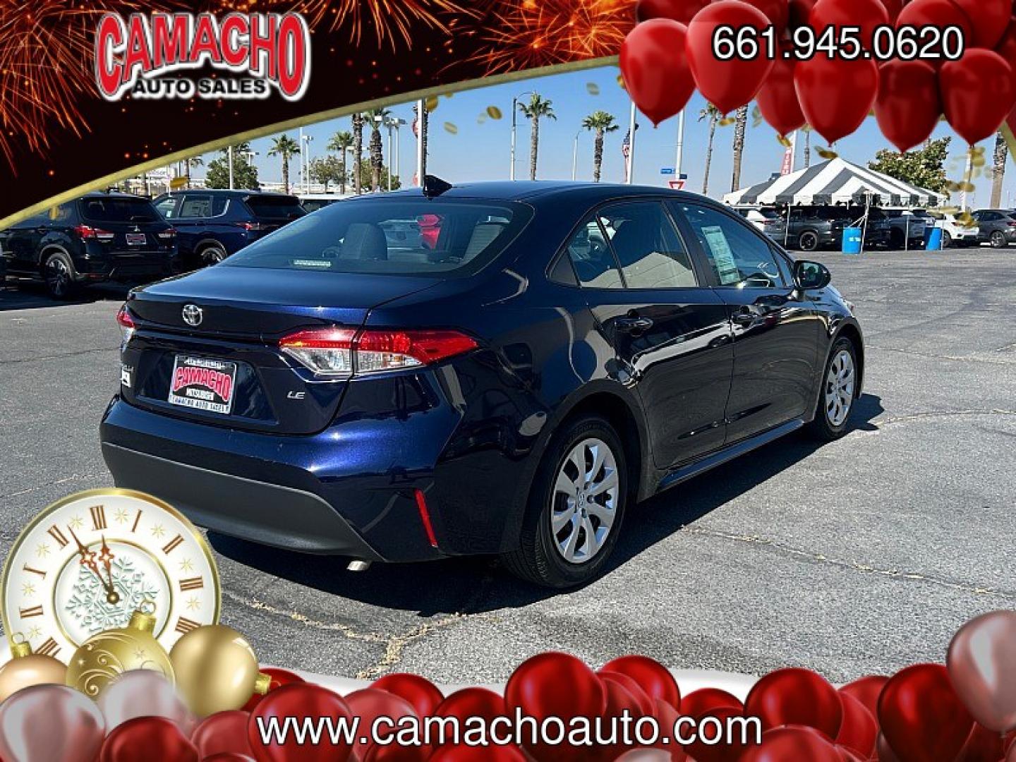 2024 BLUE Toyota Corolla (5YFB4MDE9RP) with an 4-Cyl Hybrid 1.8 Liter engine, Automatic transmission, located at 412 Auto Vista Drive, Palmdale, CA, 93551, (661) 945-0620, 34.592636, -118.136681 - Photo#4