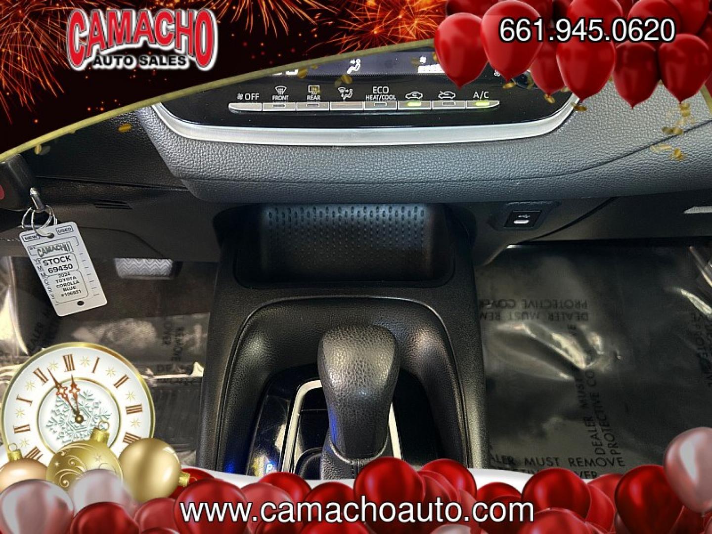 2024 BLUE Toyota Corolla (5YFB4MDE9RP) with an 4-Cyl Hybrid 1.8 Liter engine, Automatic transmission, located at 412 Auto Vista Drive, Palmdale, CA, 93551, (661) 945-0620, 34.592636, -118.136681 - Photo#12