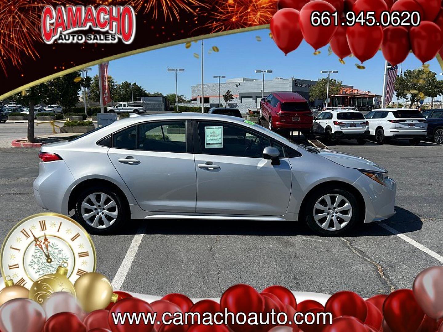 2024 SILVER Toyota Corolla (5YFB4MDE9RP) with an 4-Cyl 2.0 Liter engine, Automatic CVT transmission, located at 412 Auto Vista Drive, Palmdale, CA, 93551, (661) 945-0620, 34.592636, -118.136681- Photo#1