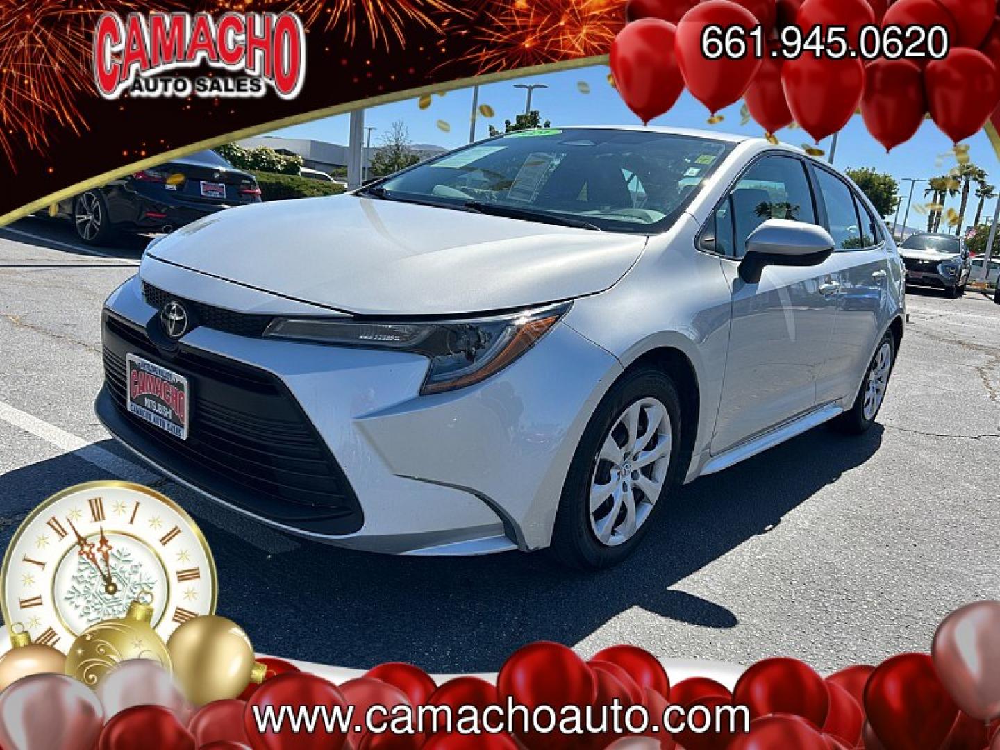 2024 SILVER Toyota Corolla (5YFB4MDE9RP) with an 4-Cyl 2.0 Liter engine, Automatic CVT transmission, located at 412 Auto Vista Drive, Palmdale, CA, 93551, (661) 945-0620, 34.592636, -118.136681- Photo#6