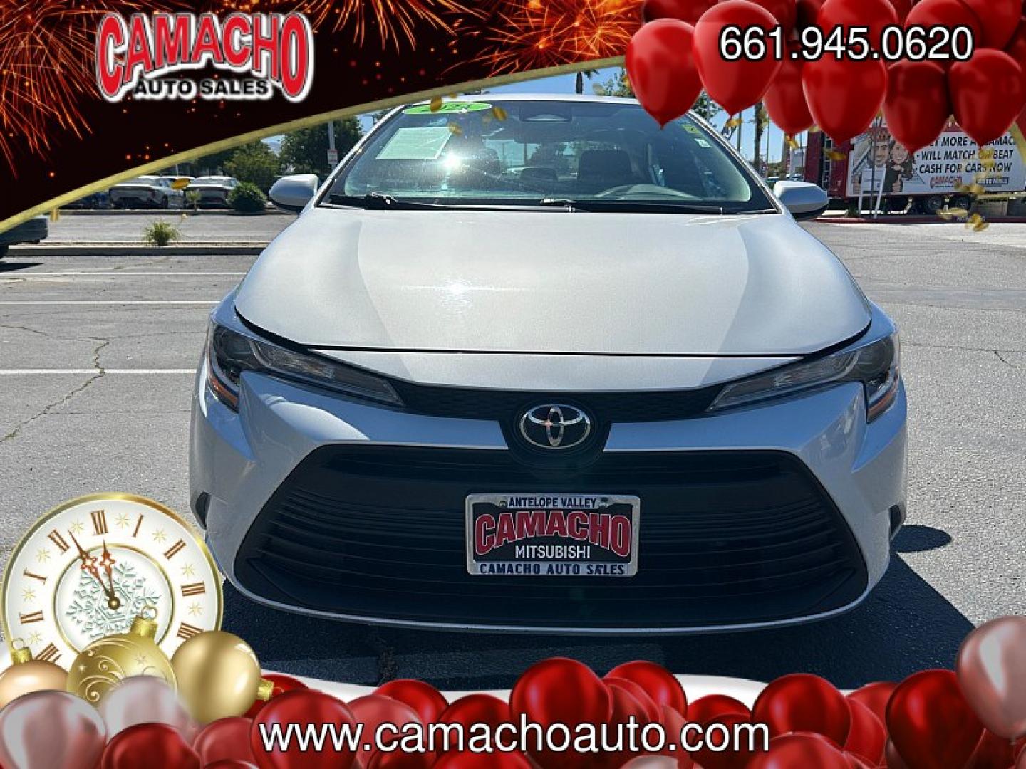 2024 SILVER Toyota Corolla (5YFB4MDE9RP) with an 4-Cyl 2.0 Liter engine, Automatic CVT transmission, located at 412 Auto Vista Drive, Palmdale, CA, 93551, (661) 945-0620, 34.592636, -118.136681- Photo#7