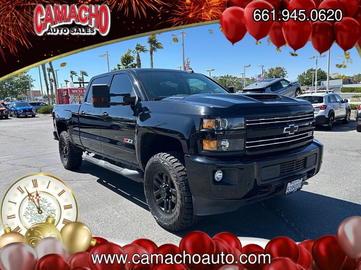 2019 BLACK CHEVROLET SILVERADO 2500 (1GC1KTEY4KF) , located at 412 Auto Vista Drive, Palmdale, CA, 93551, (661) 945-0620, 34.592636, -118.136681 - Photo#0