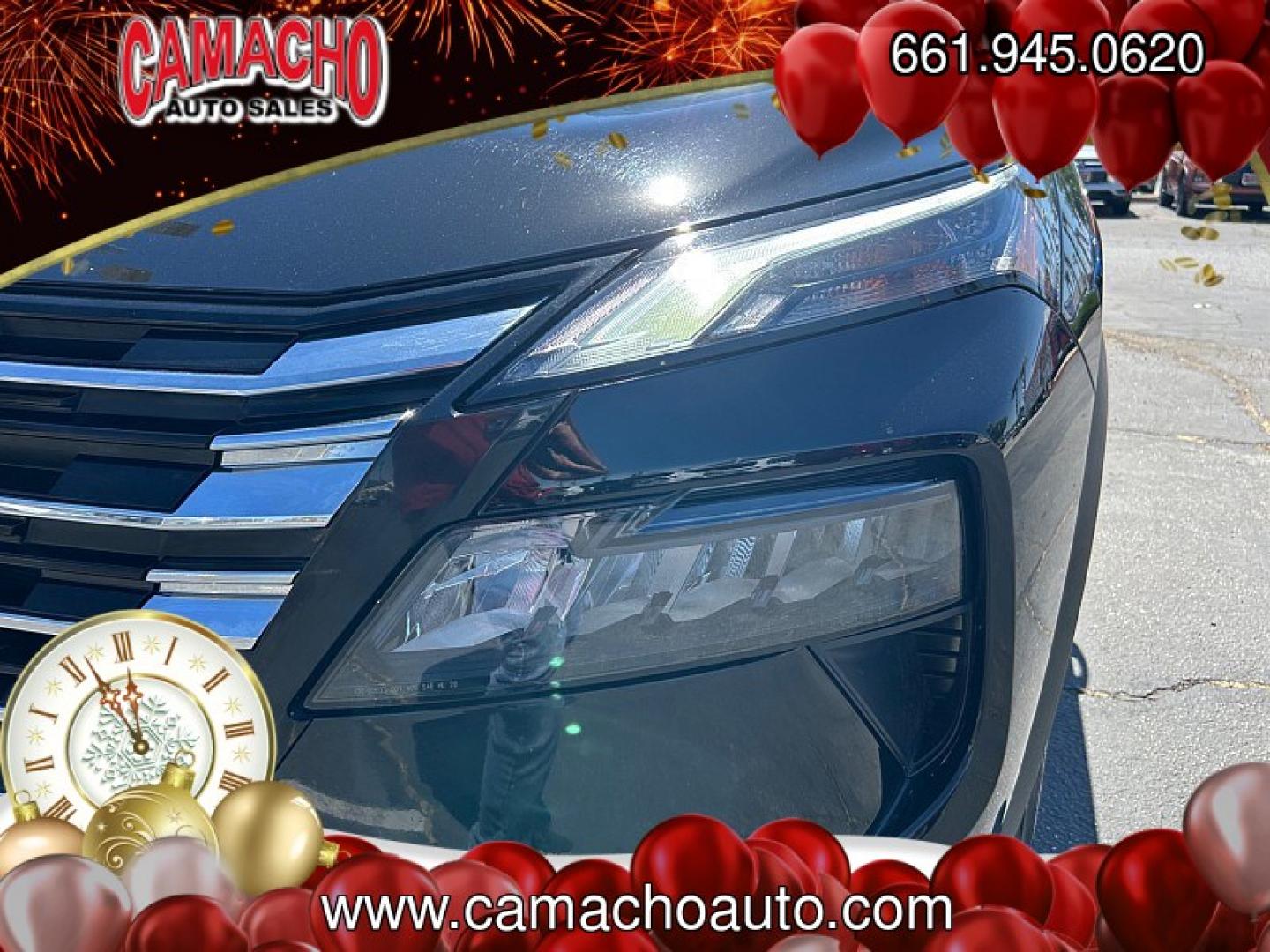 2025 BLACK Nissan Rogue (5N1BT3BA0SC) with an 3-Cyl Turbo 1.5 Liter engine, Automatic CVT transmission, located at 412 Auto Vista Drive, Palmdale, CA, 93551, (661) 945-0620, 34.592636, -118.136681- Photo#9
