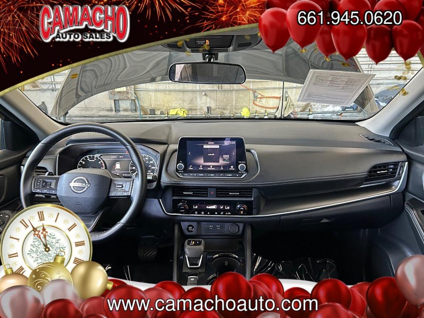 2025 BLACK Nissan Rogue (5N1BT3BA0SC) with an 3-Cyl Turbo 1.5 Liter engine, Automatic CVT transmission, located at 412 Auto Vista Drive, Palmdale, CA, 93551, (661) 945-0620, 34.592636, -118.136681- Photo#18