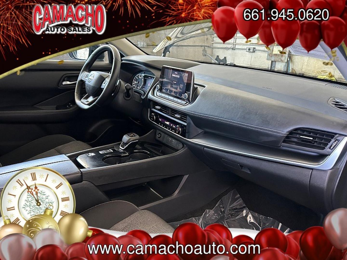 2025 BLACK Nissan Rogue (5N1BT3BA0SC) with an 3-Cyl Turbo 1.5 Liter engine, Automatic CVT transmission, located at 412 Auto Vista Drive, Palmdale, CA, 93551, (661) 945-0620, 34.592636, -118.136681- Photo#29
