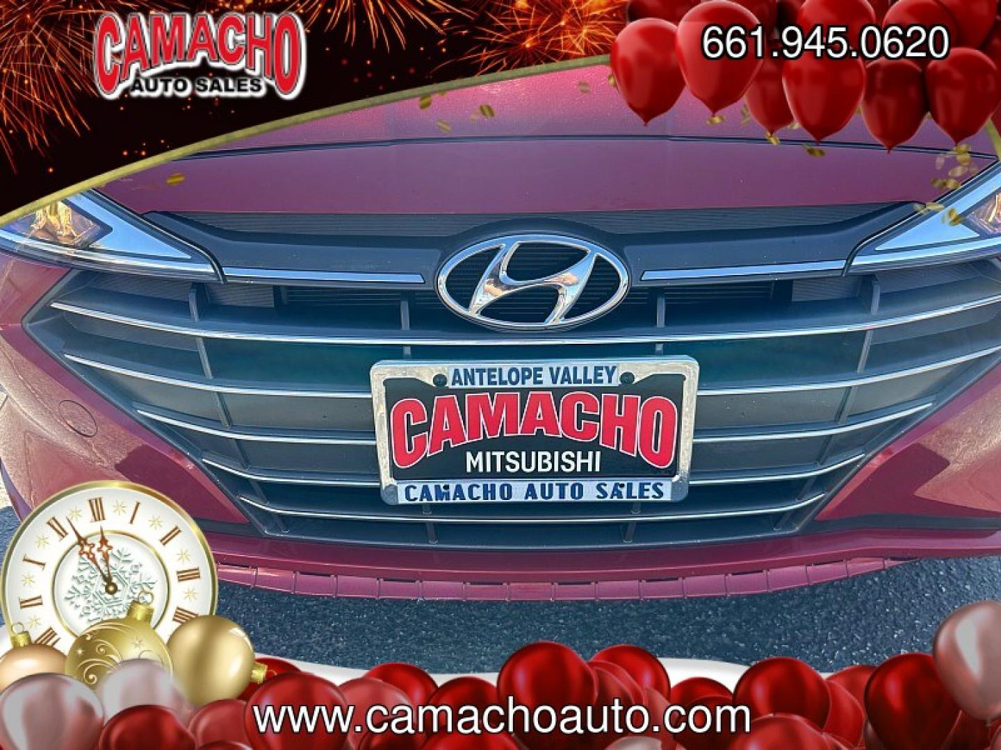 2020 RED Hyundai Elantra (KMHD74LFXLU) with an 4-Cyl 2.0 Liter engine, Automatic IVT transmission, located at 412 Auto Vista Drive, Palmdale, CA, 93551, (661) 945-0620, 34.592636, -118.136681- Photo#6