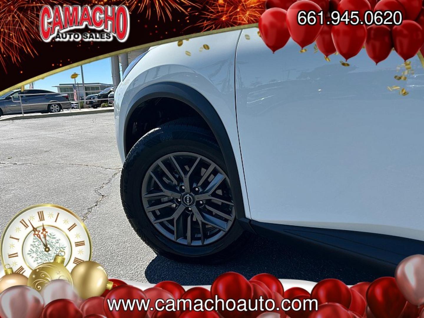 2024 White Nissan Rogue (5N1BT3AA4RC) with an 3-Cyl Turbo 1.5 Liter engine, Automatic CVT transmission, located at 412 Auto Vista Drive, Palmdale, CA, 93551, (661) 945-0620, 34.592636, -118.136681- Photo#10