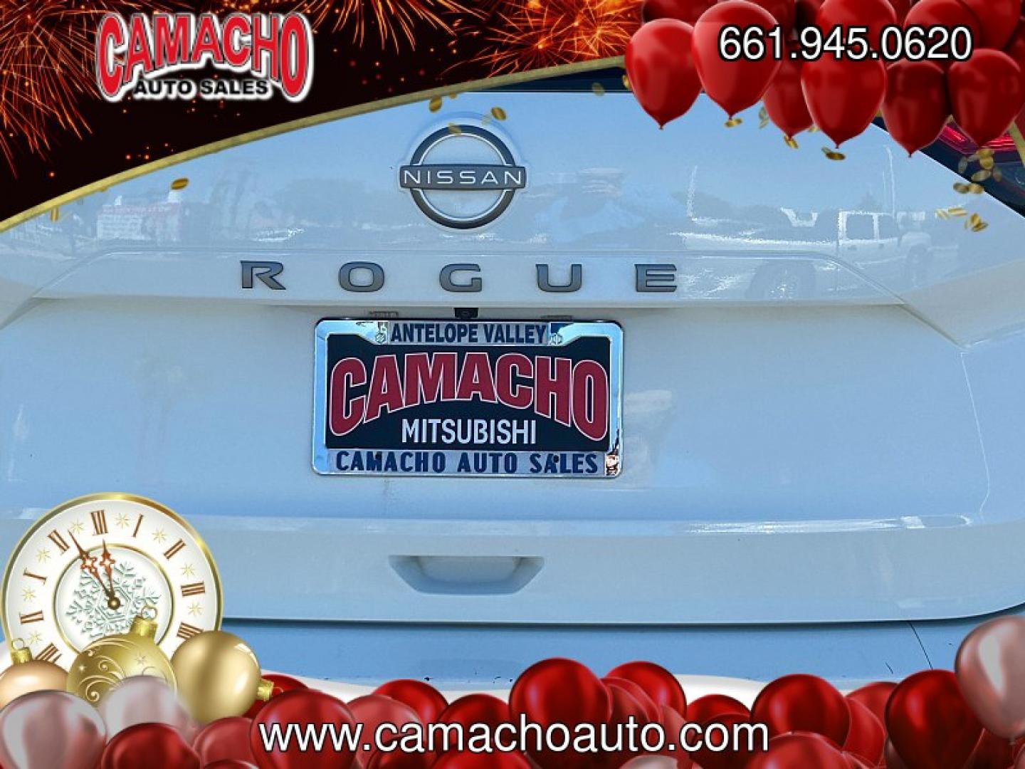 2024 White Nissan Rogue (5N1BT3AA4RC) with an 3-Cyl Turbo 1.5 Liter engine, Automatic CVT transmission, located at 412 Auto Vista Drive, Palmdale, CA, 93551, (661) 945-0620, 34.592636, -118.136681- Photo#15