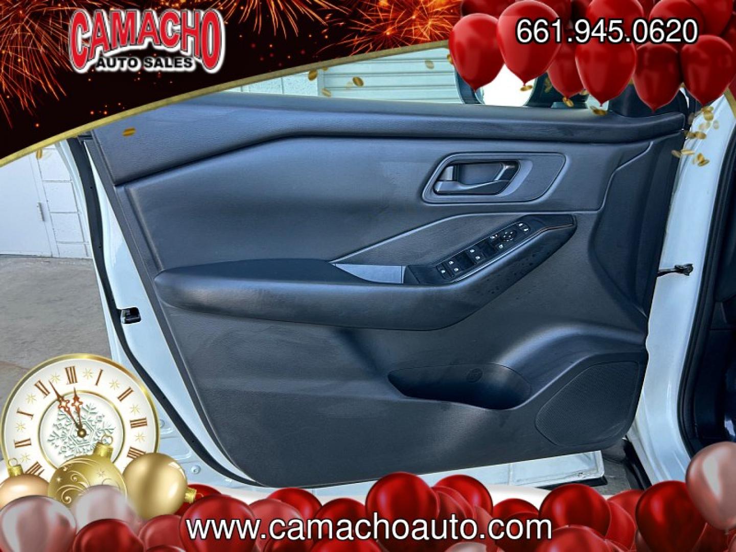 2024 White Nissan Rogue (5N1BT3AA4RC) with an 3-Cyl Turbo 1.5 Liter engine, Automatic CVT transmission, located at 412 Auto Vista Drive, Palmdale, CA, 93551, (661) 945-0620, 34.592636, -118.136681- Photo#16