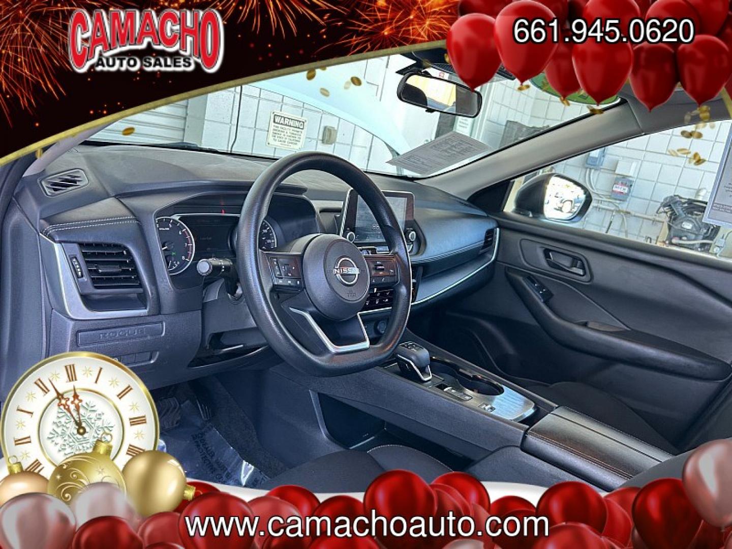 2024 White Nissan Rogue (5N1BT3AA4RC) with an 3-Cyl Turbo 1.5 Liter engine, Automatic CVT transmission, located at 412 Auto Vista Drive, Palmdale, CA, 93551, (661) 945-0620, 34.592636, -118.136681- Photo#17