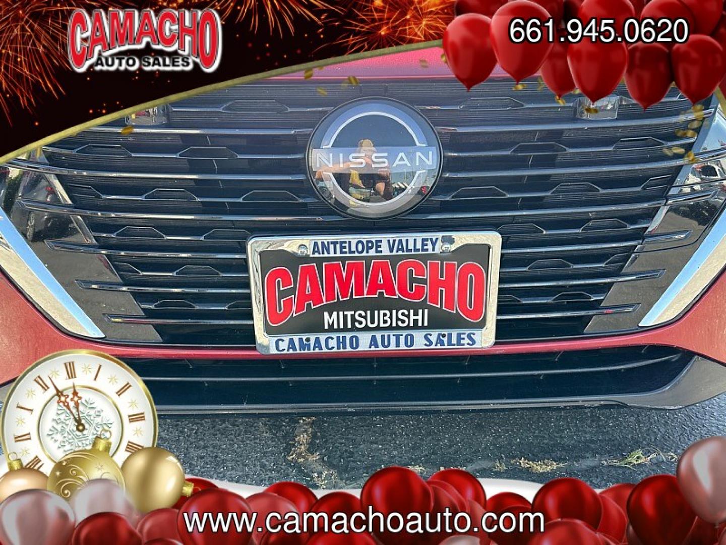 2024 RED Nissan Sentra (3N1AB8CV5RY) with an 4-Cyl 2.0 Liter engine, Automatic CVT w/Xtronic transmission, located at 412 Auto Vista Drive, Palmdale, CA, 93551, (661) 945-0620, 34.592636, -118.136681- Photo#6